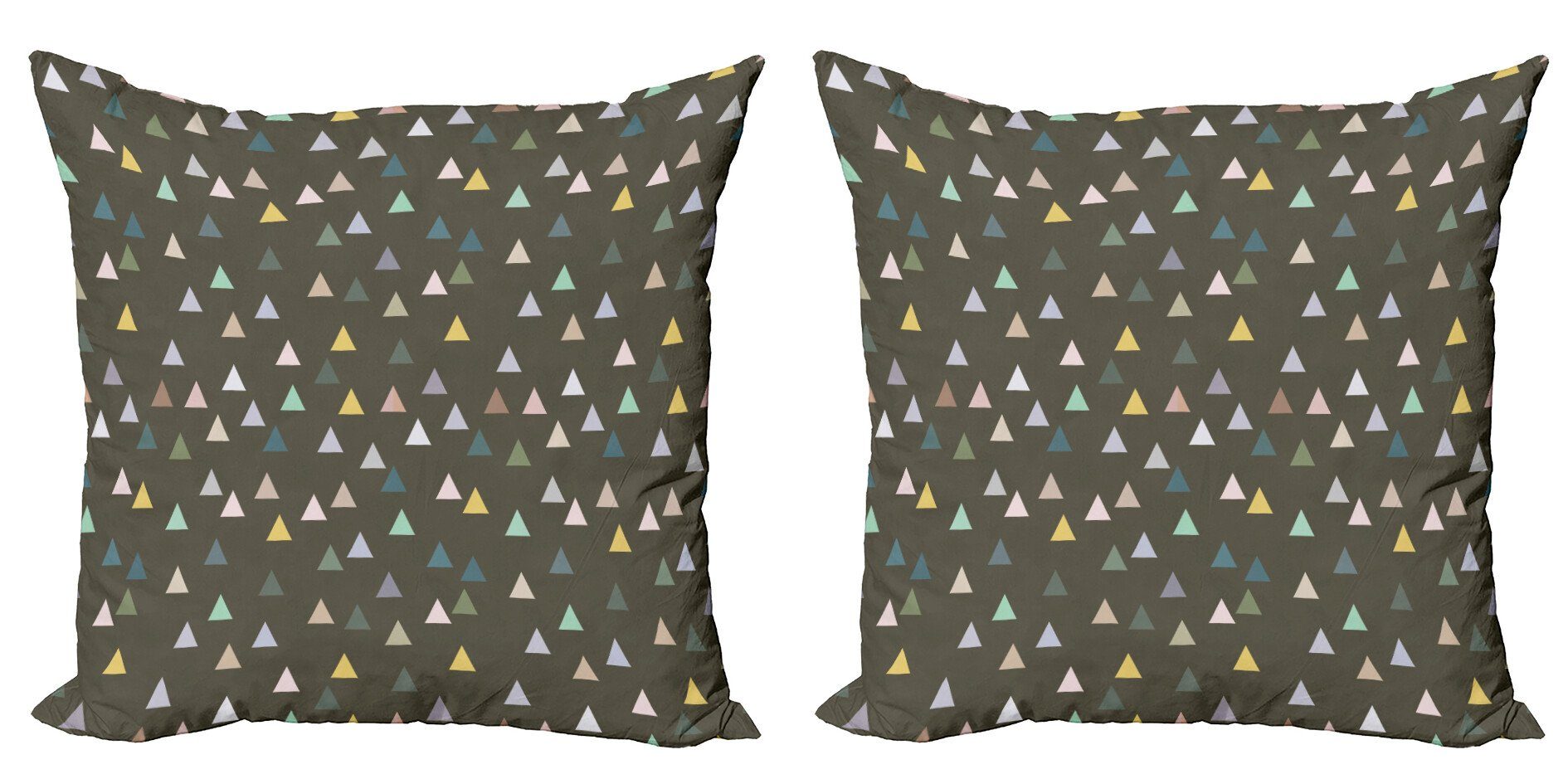 Abakuhaus Geometrisch Dreieck (2 Digitaldruck, Modern Stück), Kissenbezüge Doppelseitiger Einfache Accent Formen