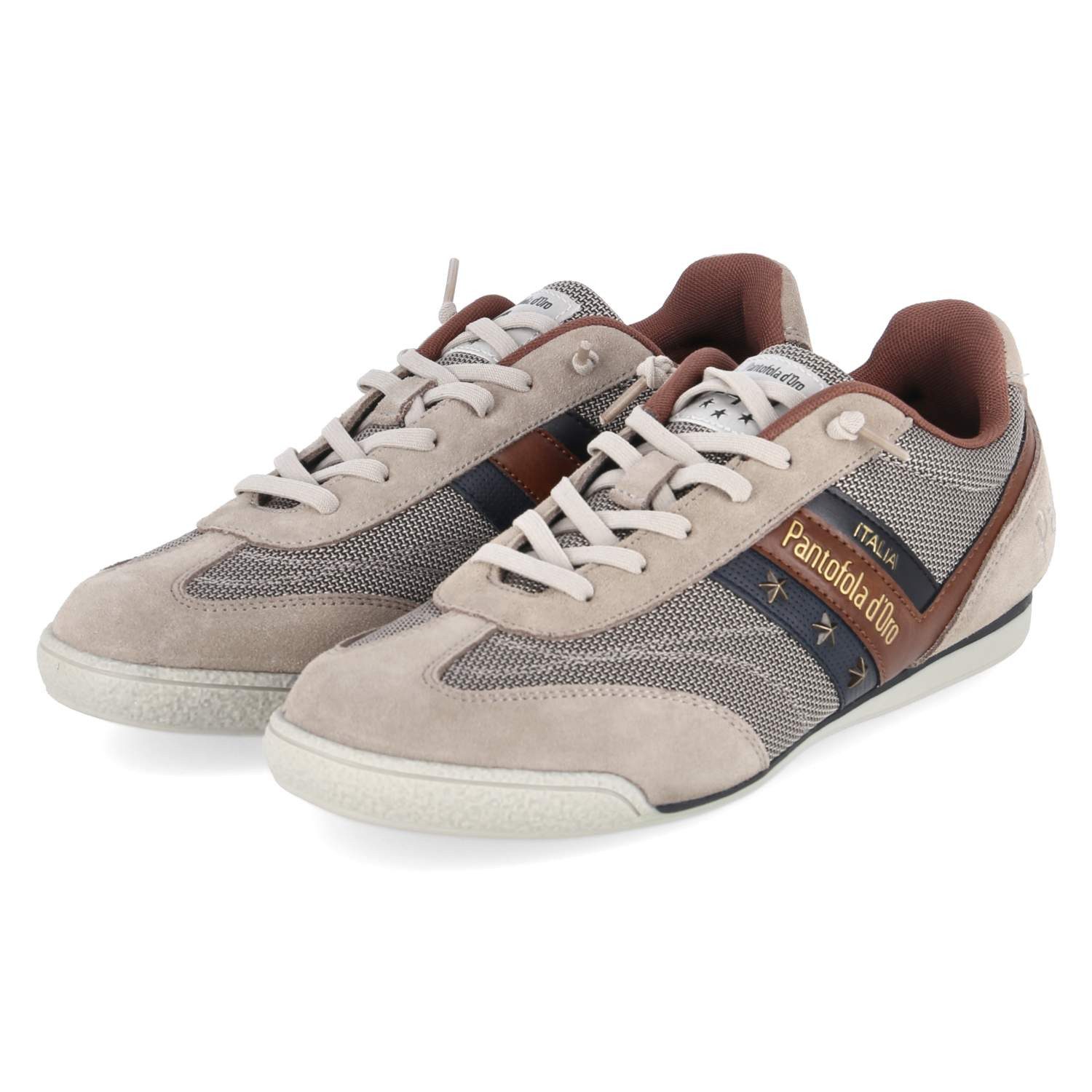 Pantofola d´Oro Pantofola d'oro PD001001761M-02-2631 Herren Leder & Textil taupe Schnürschuh