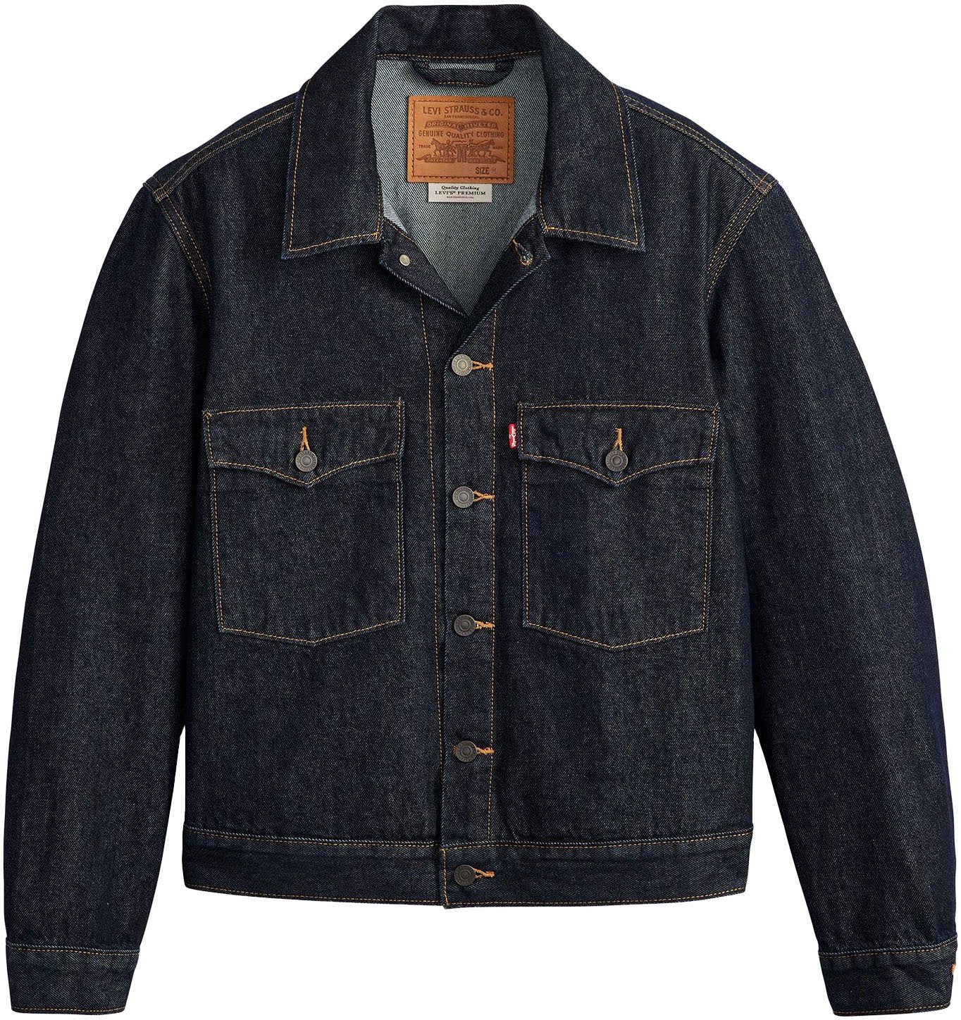 Levi's® Jeansjacke EMBARCADERO STATION mit kontrastfarbenen Steppnähten – Bild 5 von 5