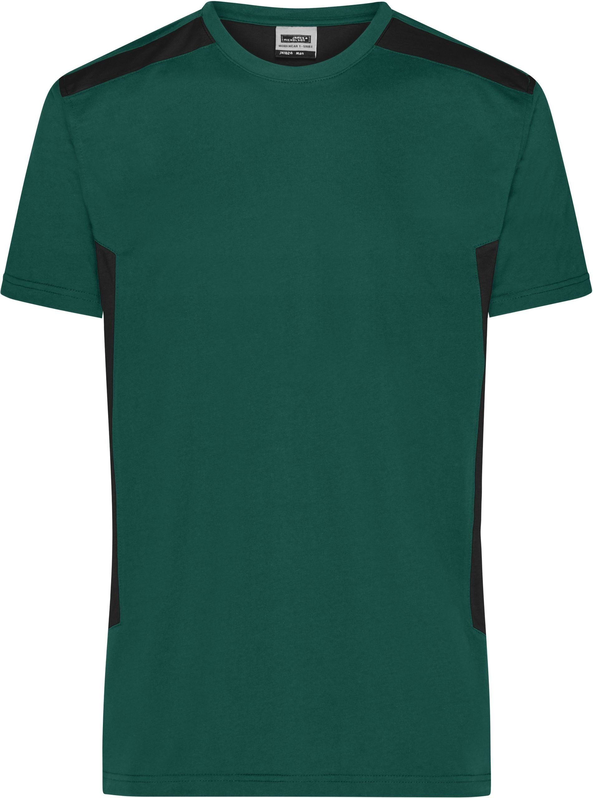 Workwear T-Shirt Nicholson Strong James Herren green/black & - dark T-Shirt