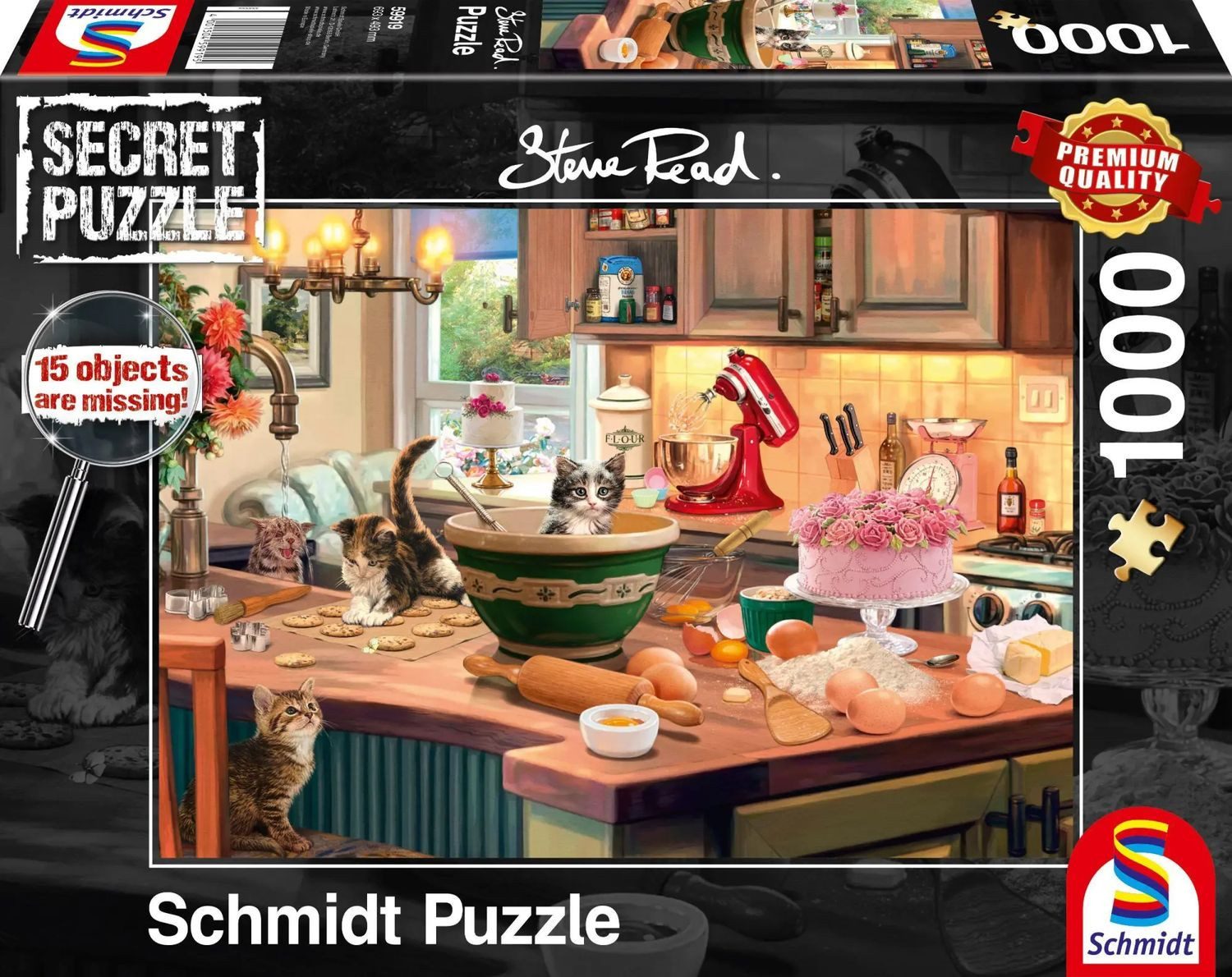 Schmidt Spiele Puzzle Am Küchentisch Puzzle 1.000 Teile, 1000 Puzzleteile günstig online kaufen