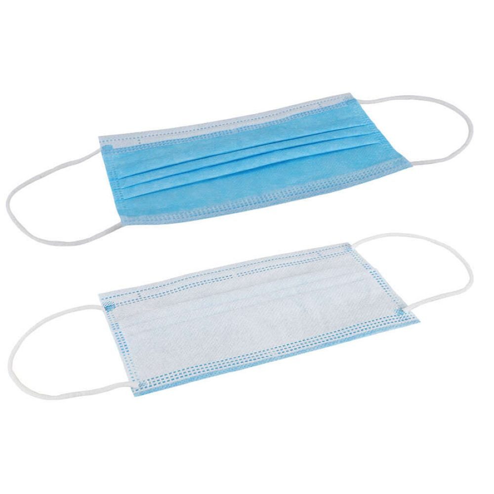 siegmund care Medizinischer Mund-Nasen-Schutz 50x Medizinischer Mund- und Nasenschutz, 50-St., MHD: 31.07.2029, Filterleistung BFE 99,96 %