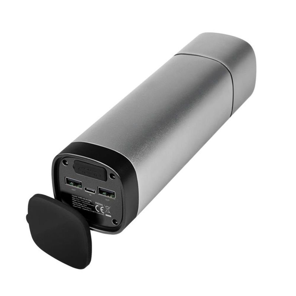 LogiLink PA0266 Starthilfegerät, Powerbank 10000 mAh, 2x USB-A, mit Taschenlampe