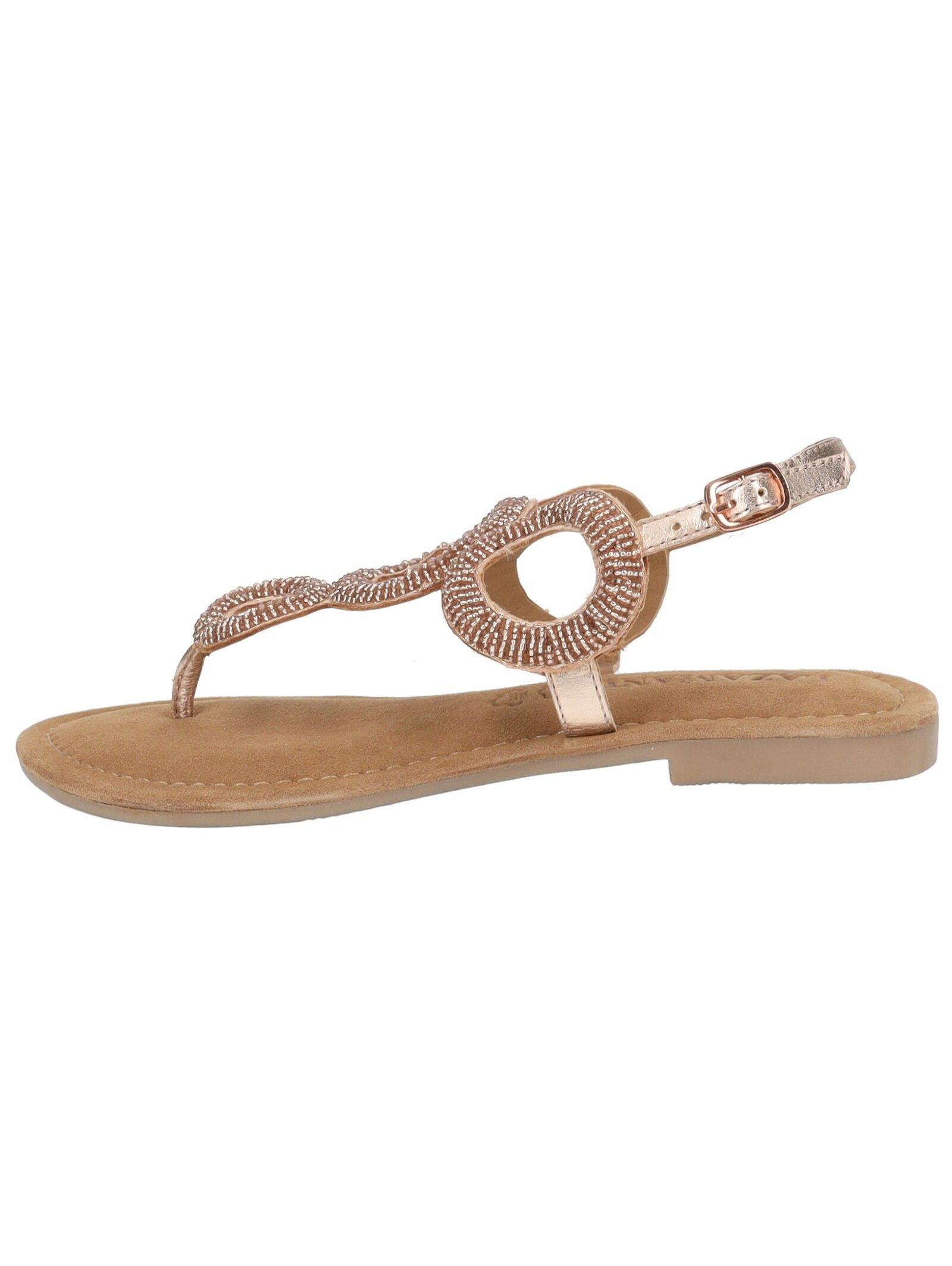 Lazamani Lazamani Sandalen Leder Riemchensandale