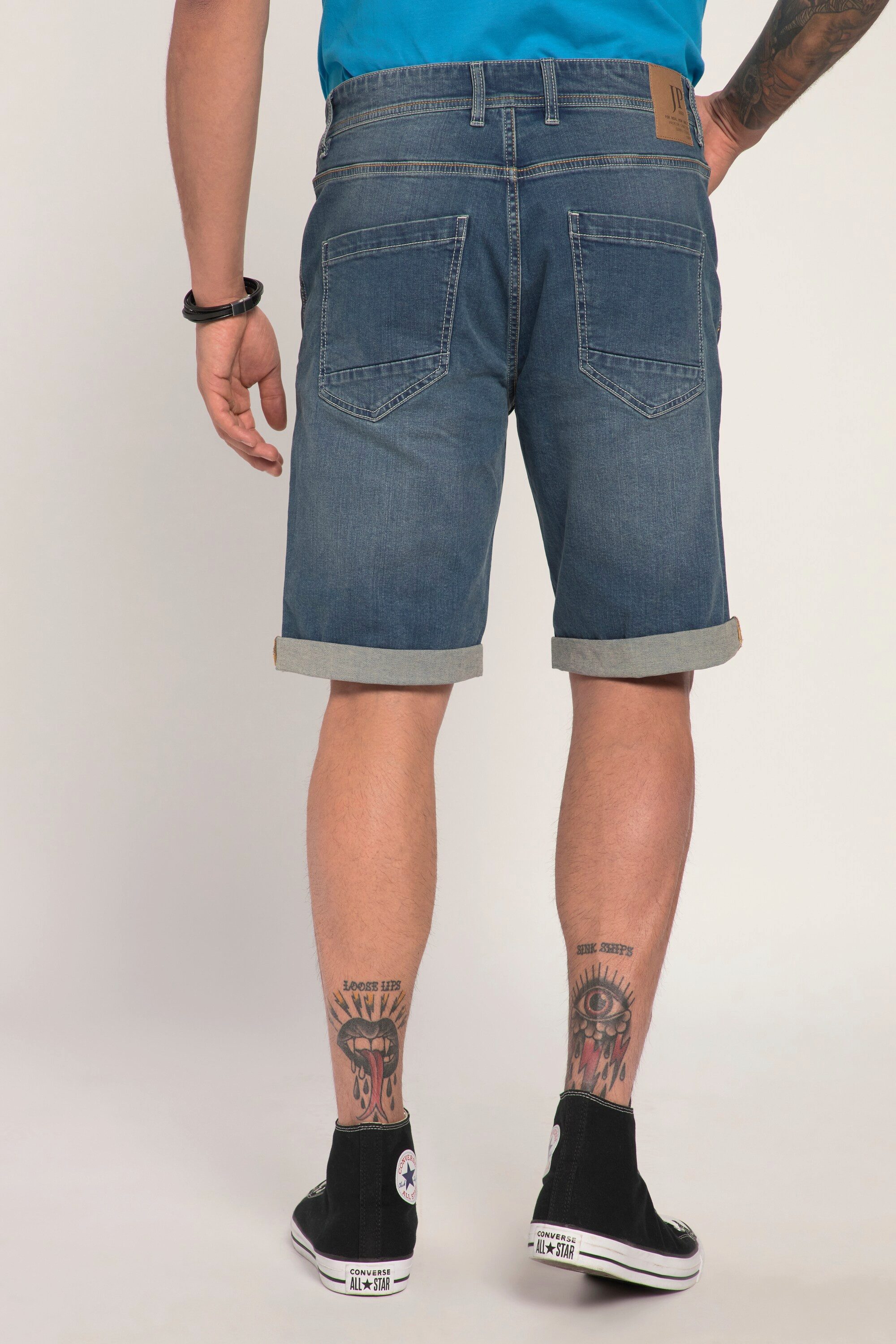 JP1880 Jeansbermudas Bermuda Bauchfit Jeans 5-Pocket High-Stretch – Bild 3 von 5