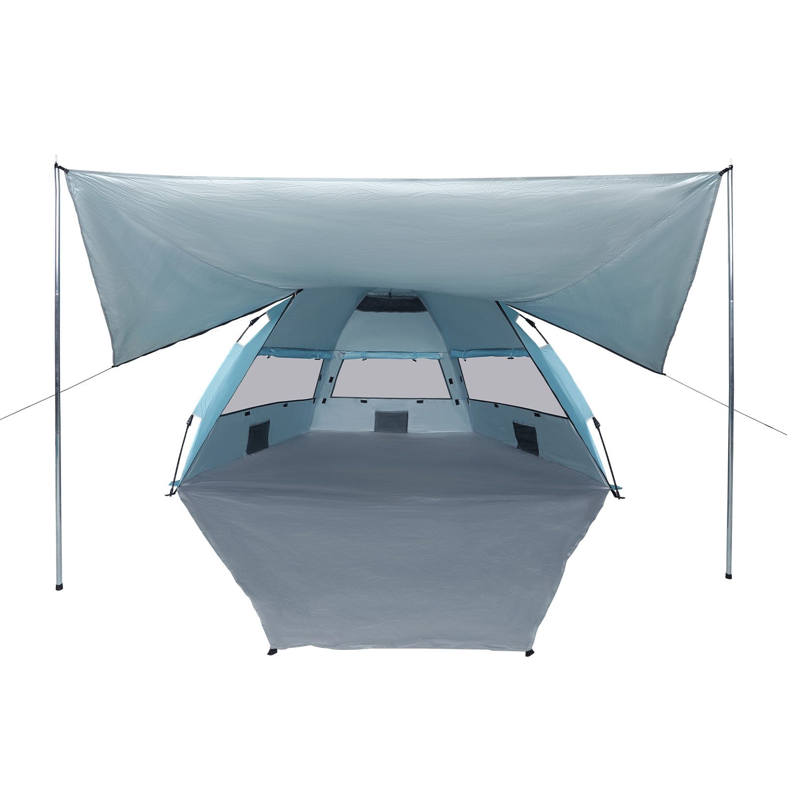 Puluomis Strandmuschel Strandzelt Pop-up-Zelt UV-Schutz 50+, günstig online kaufen