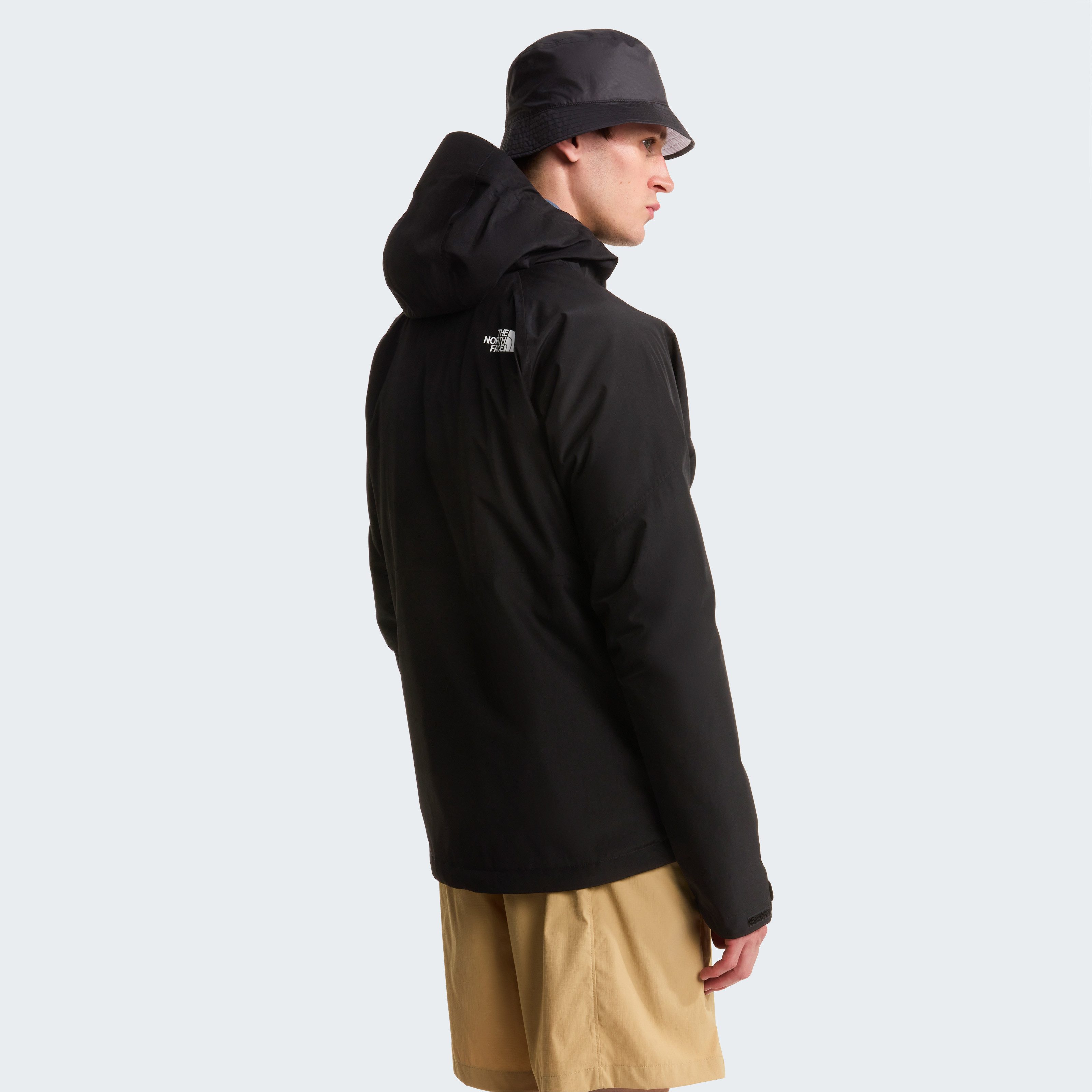 The North Face Funktionsjacke M LIGHTNING ZIP-IN JACKET mit verstellbarer Kapuze, mit Reißverschlusstaschen, pflegeleicht
