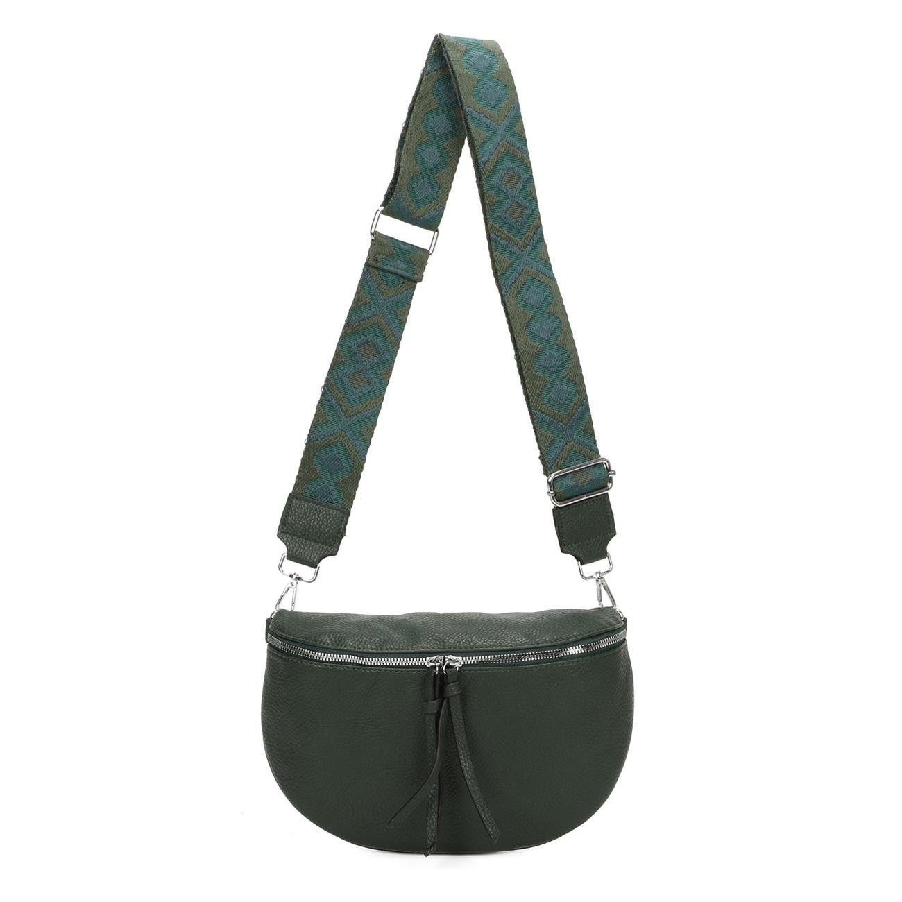 Schultertasche Damen Brusttasche Umhängetasche CrossBody Tasche CrossBag Muster Gurt