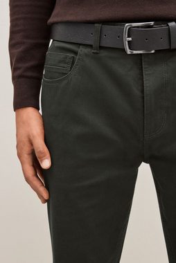 Next 5-Pocket-Hose Slim Fit Hose mit 5 Taschen und Gürtel (2-tlg)