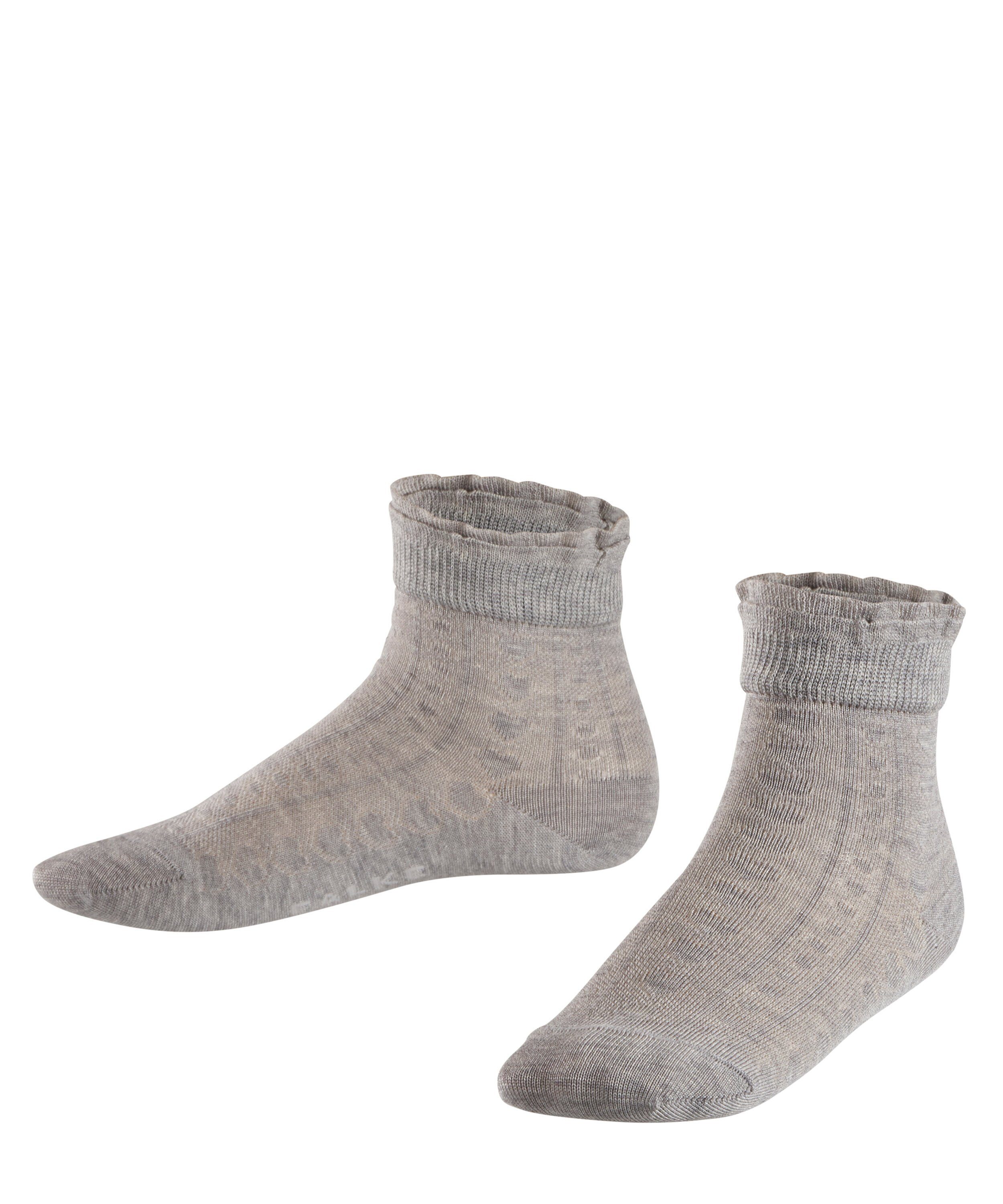 FALKE Socken Romantic Net (1-Paar) concrete mel. (3615)