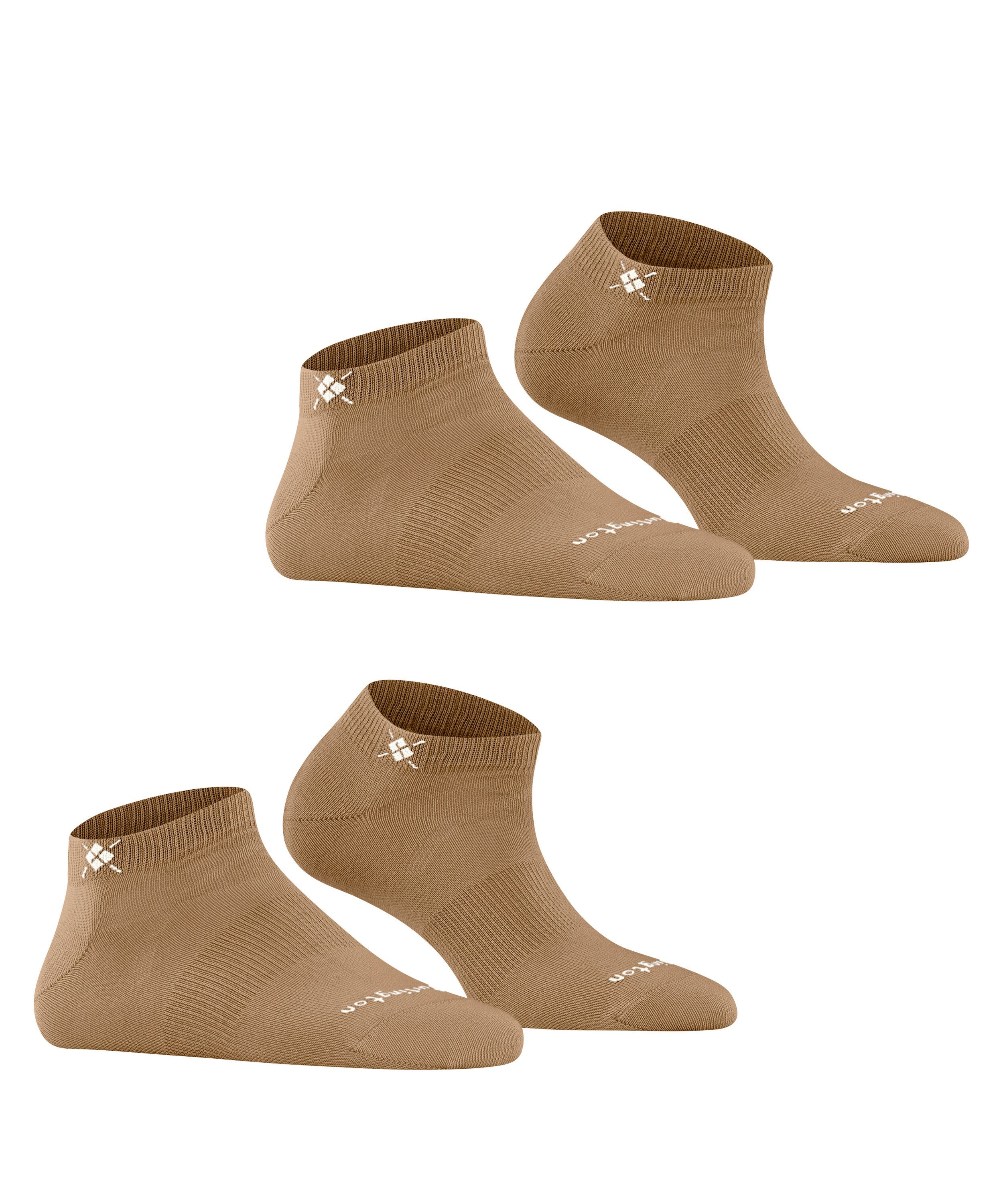 Burlington Sneakersocken Burlington Everyday 2-Pack Damen (2-Paar) aus weicher gekämmter Baumwolle