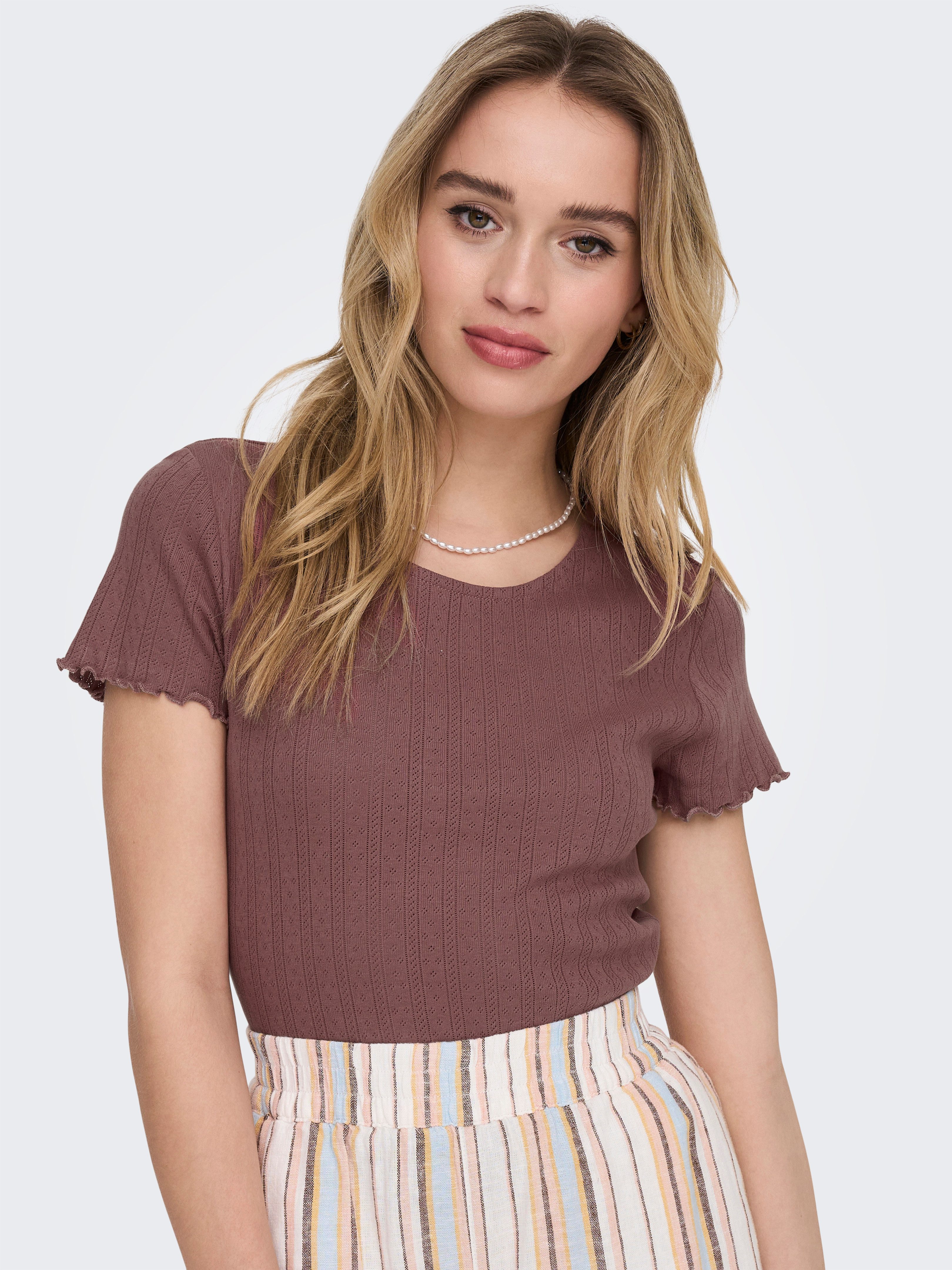 ONLY Kurzarmshirt ONLCARLOTTA S/S TOP JRS günstig online kaufen