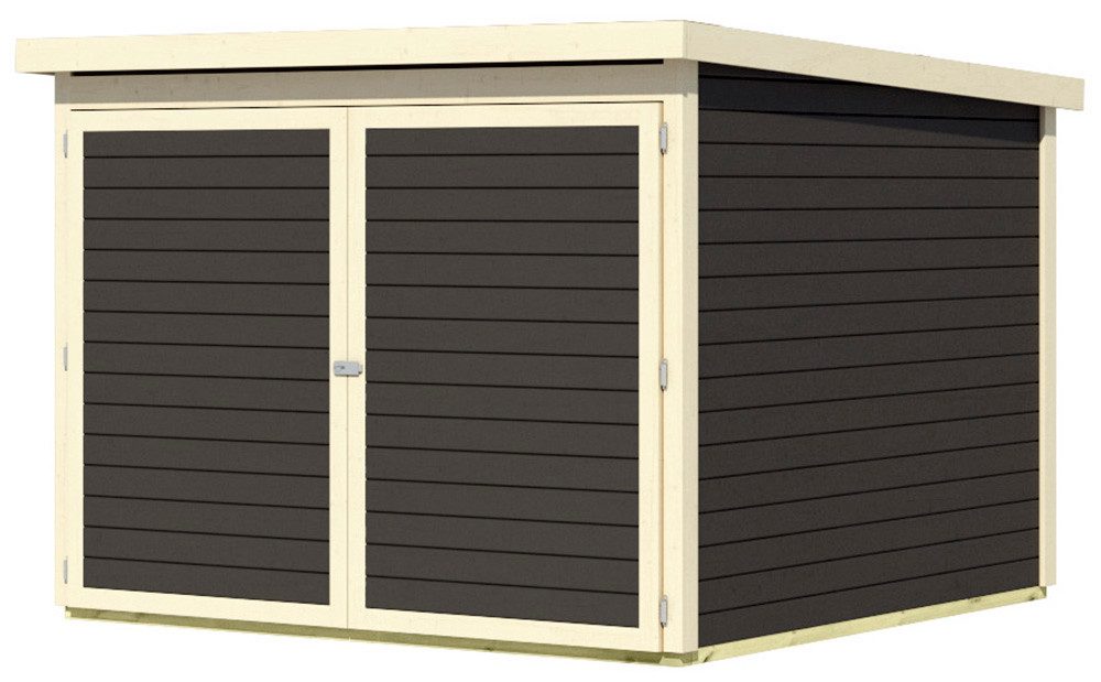 Karibu Fahrradbox Fahrradgarage 4, in verschiedenen Farben, BxTxH: 212,5x21 günstig online kaufen