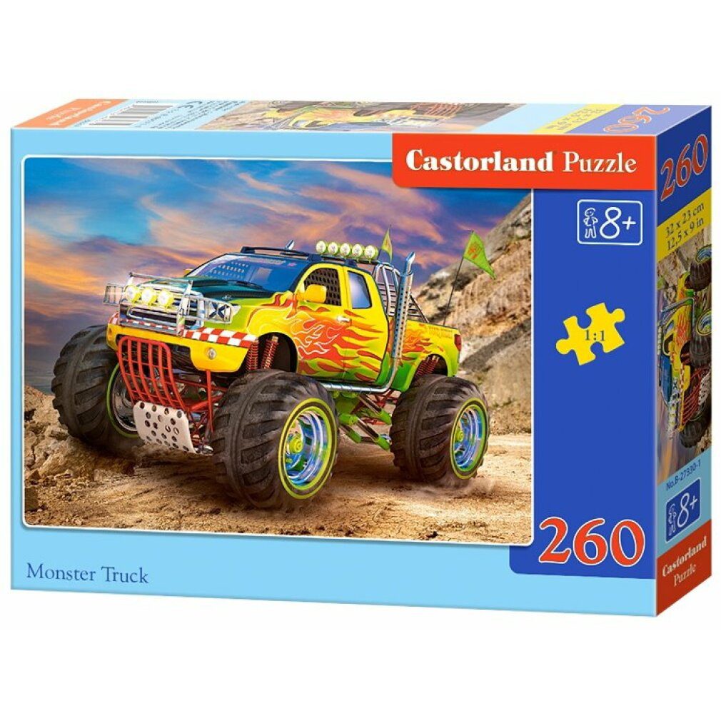 Castorland Puzzle Monster Truck Puzzle 260 Teile, Puzzleteile
