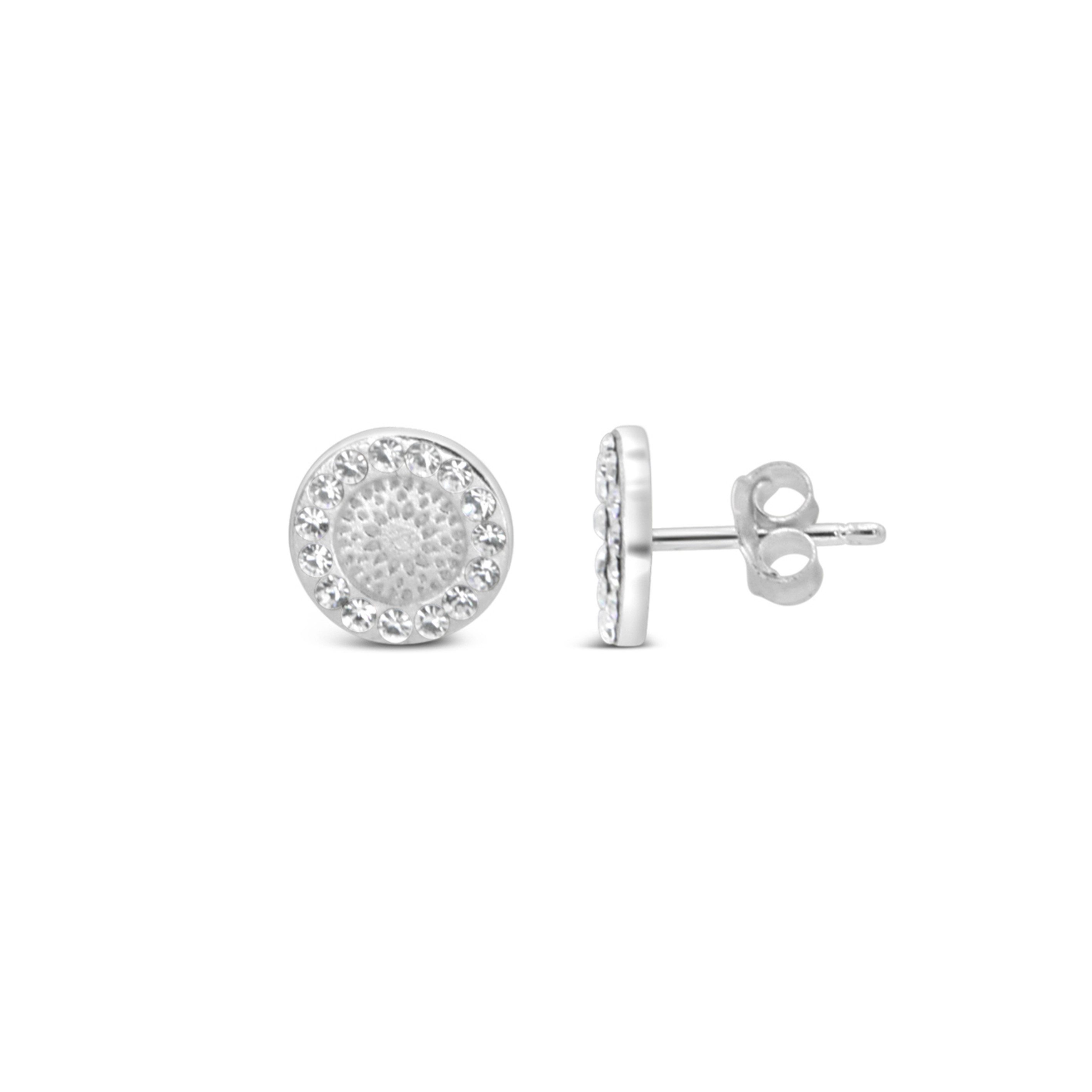 Party - Ohrstecker "Disco Dots"-925 Sterling-Silber