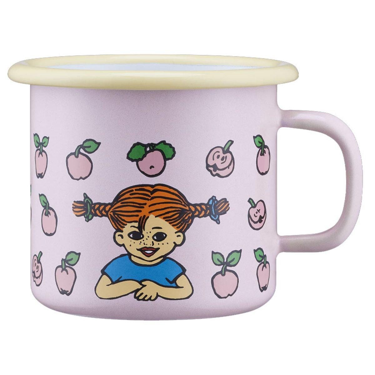 Muurla Kinderbecher Tasse Pippi Langstrumpf Fruits Emaille (250 ml)