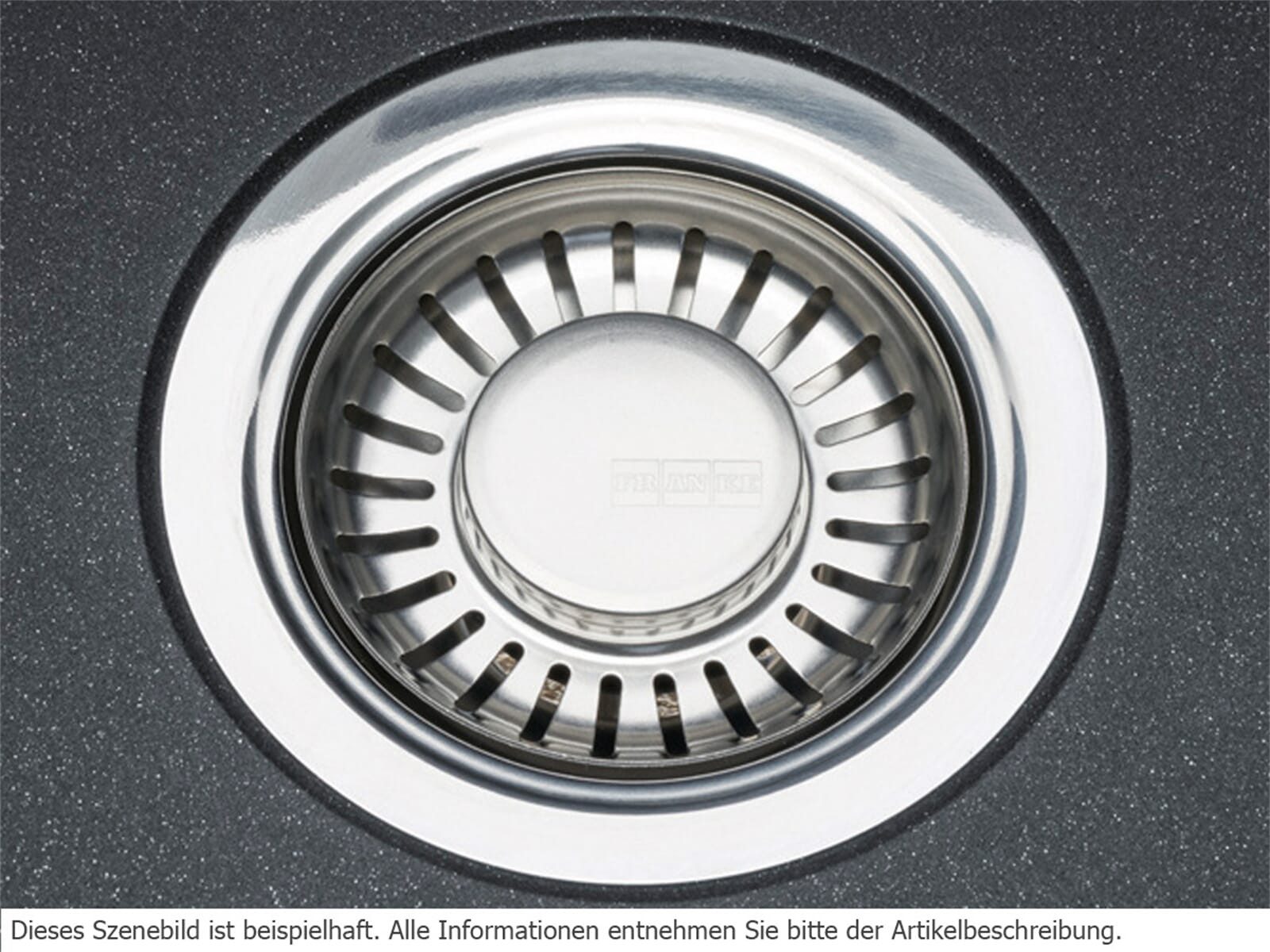 FRANKE Granitspüle, rechteckig, 97/50 cm, (1 St), aus Sanitized®