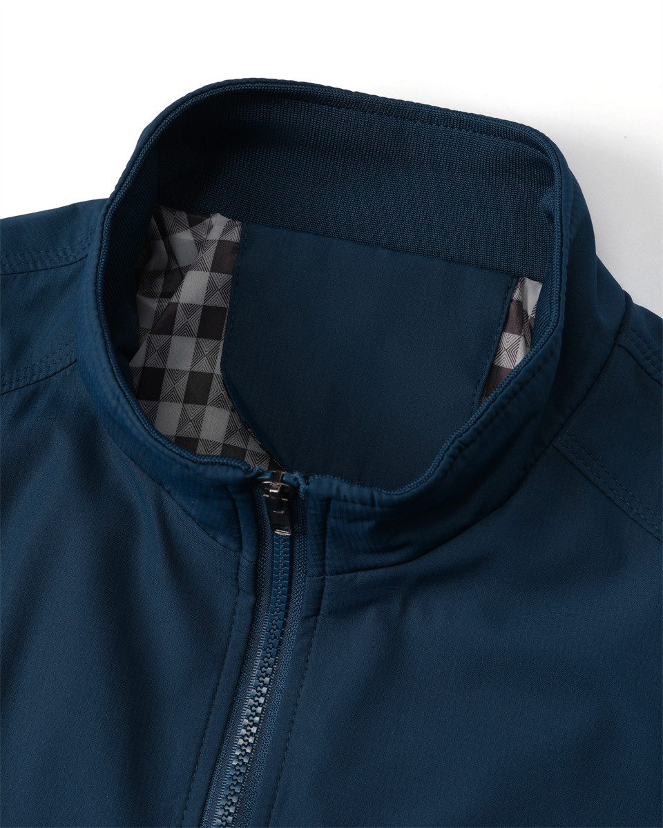 Allthemen Bomberjacke Herren Leichte Jacke mit Stehkragen