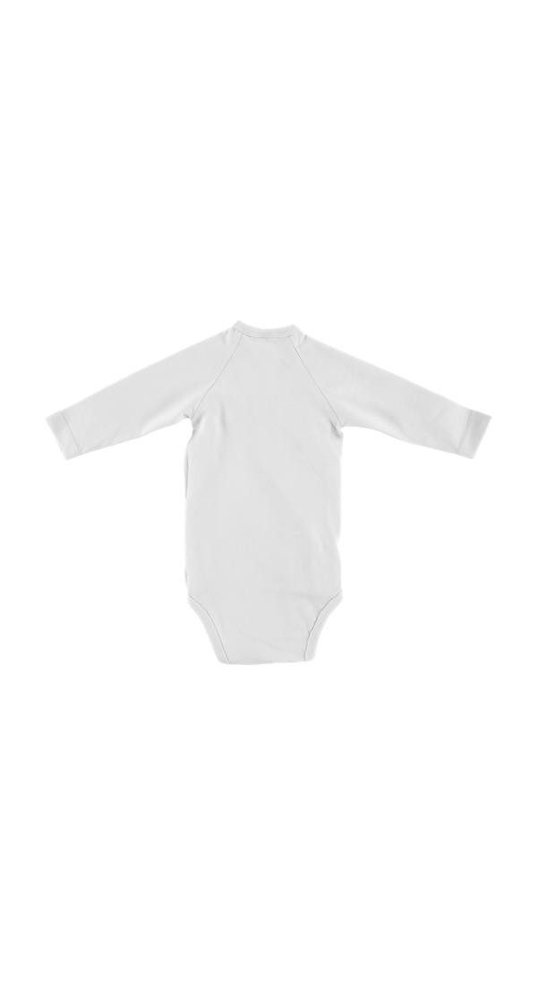 Alvi® Wickelbody Baby Bodys 2er Langarm Bio-Baumwolle (2-tlg) praktische Druckknöpfe
