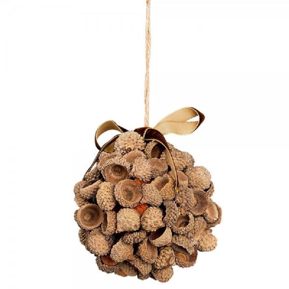 Greengate Christbaumschmuck Weihnachtskugel Eichel Braun (M)