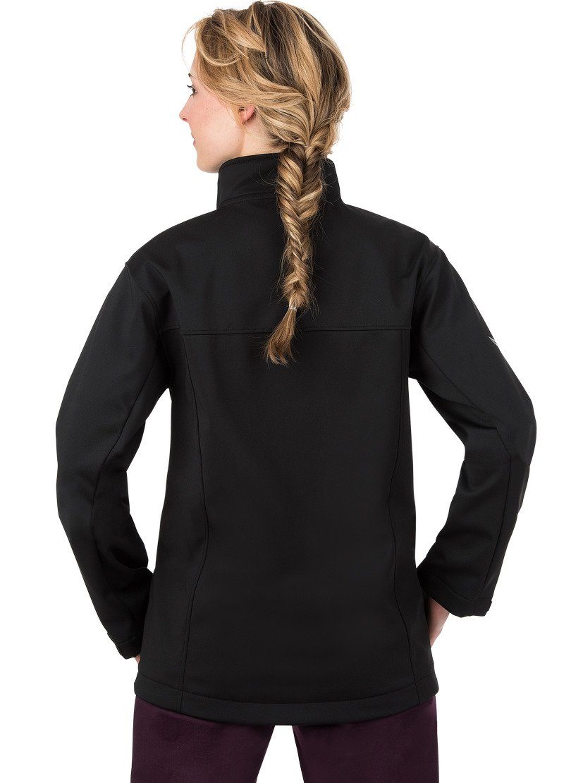 schwarz TRIGEMA RV Softshelljacke unisex Softshelljacke Trigema