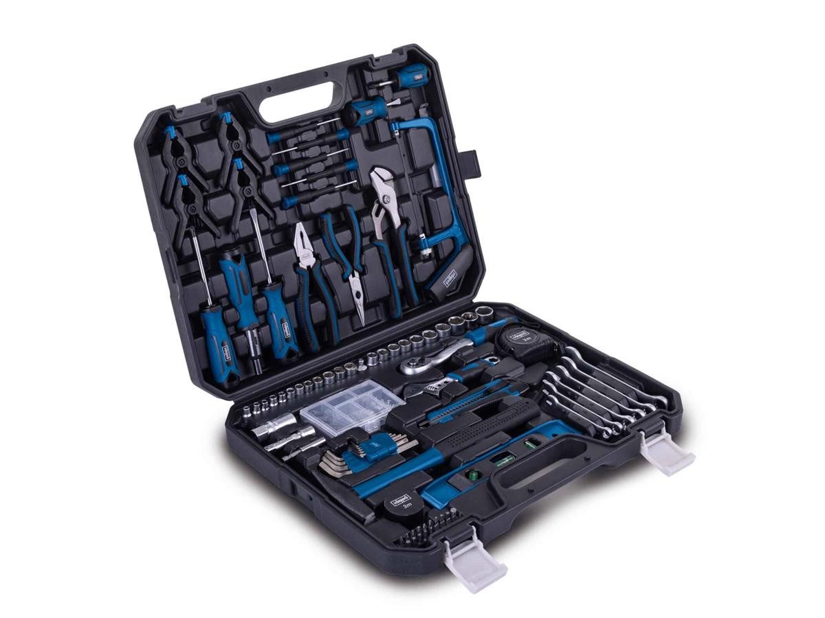 Scheppach Инструментset WZK169, (Set, 169-tlg., Инструментkoffer), hochwertiges Chrom-Vanadium-Stahl