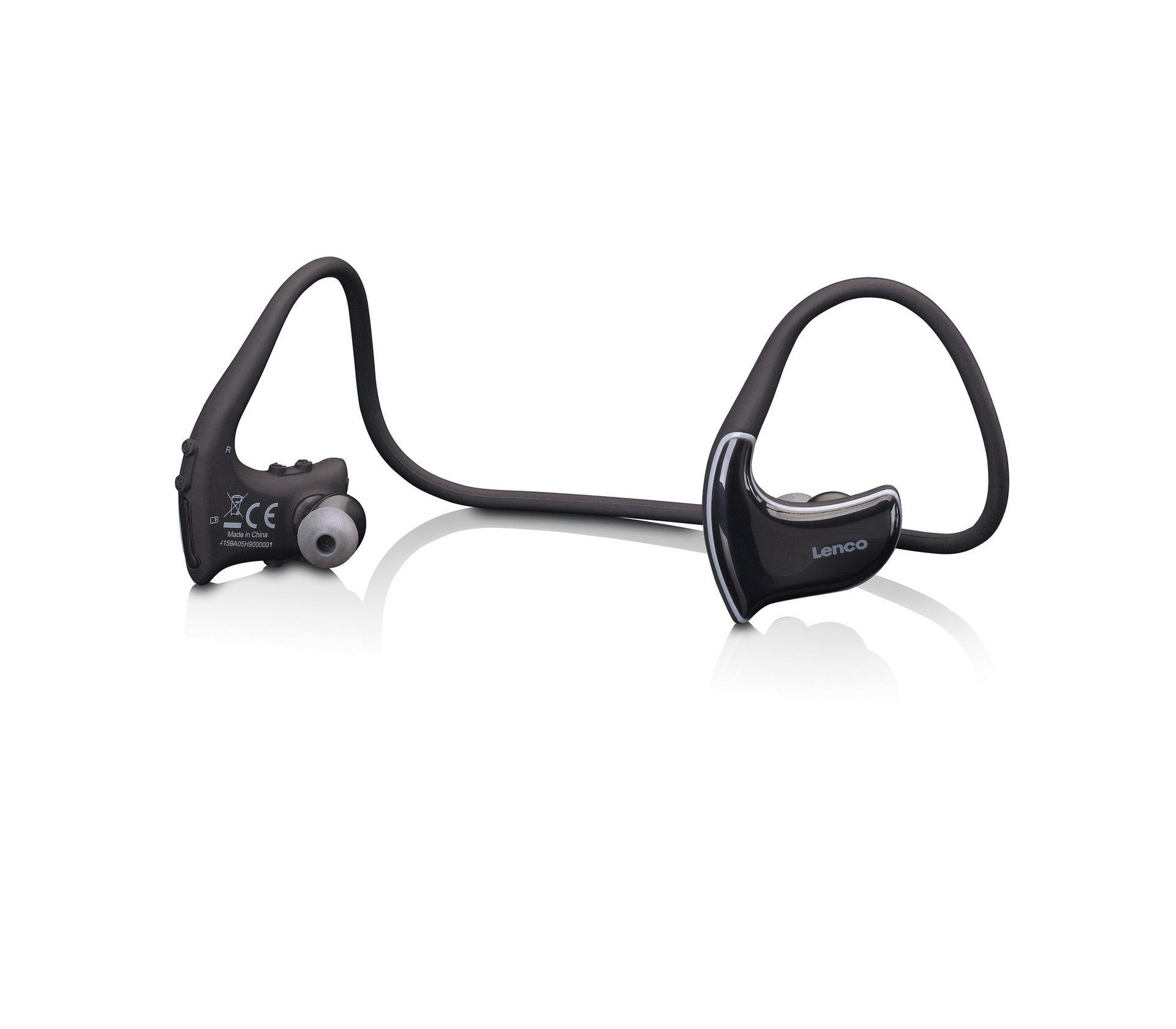 Lenco BTX-750BK Wasserdichtes Bluetooth-Headset Wireless-Headset (Bluetooth)