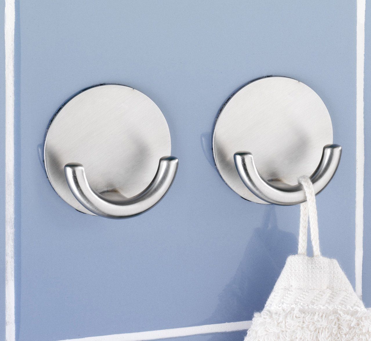 WENKO Handtuchhaken Wenko Wandhaken Rondo Edelstahl, chrom, matt günstig online kaufen