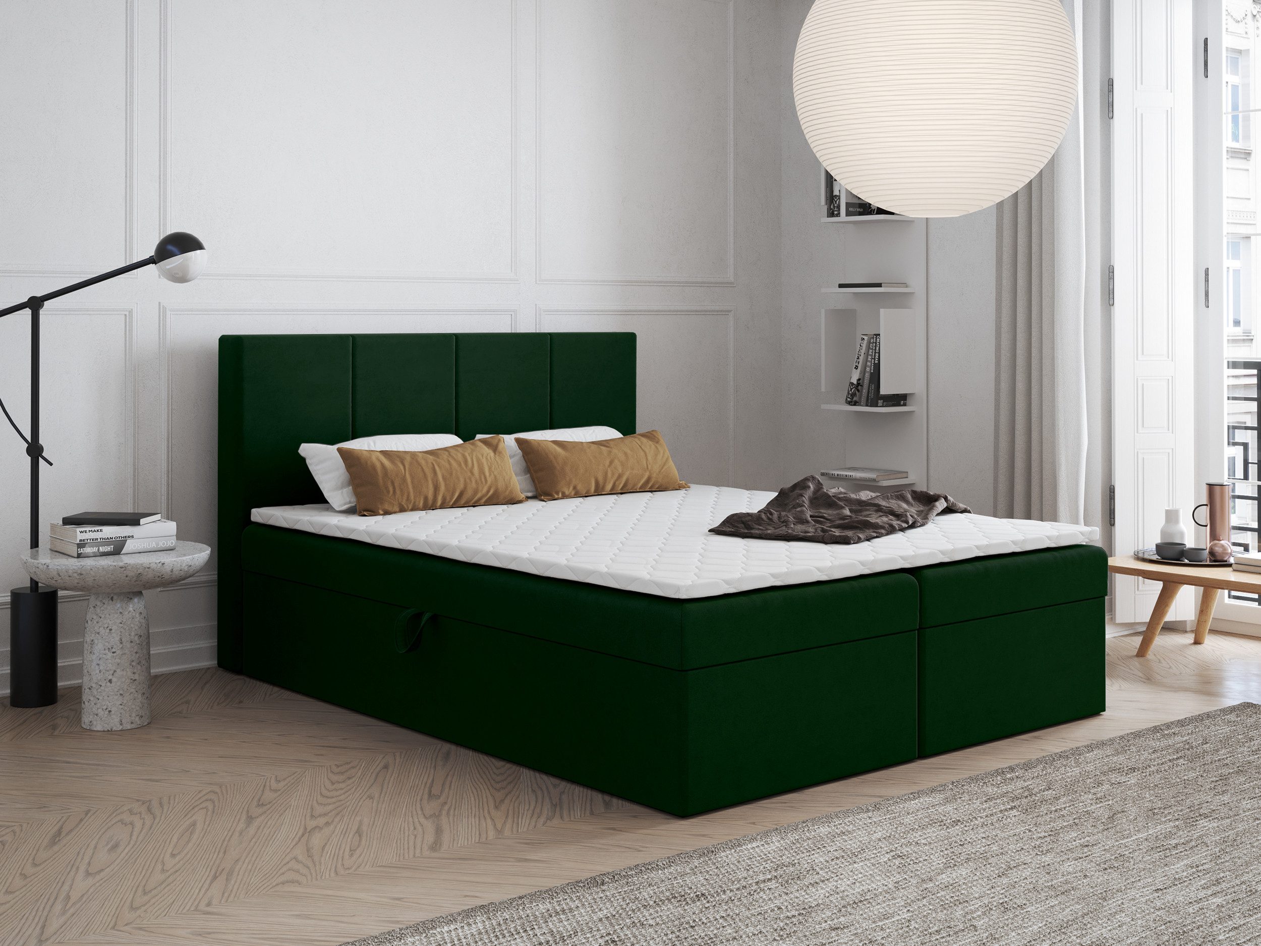 Godre Boxspringbett mit Bettkasten FARO 120x200 günstig online kaufen