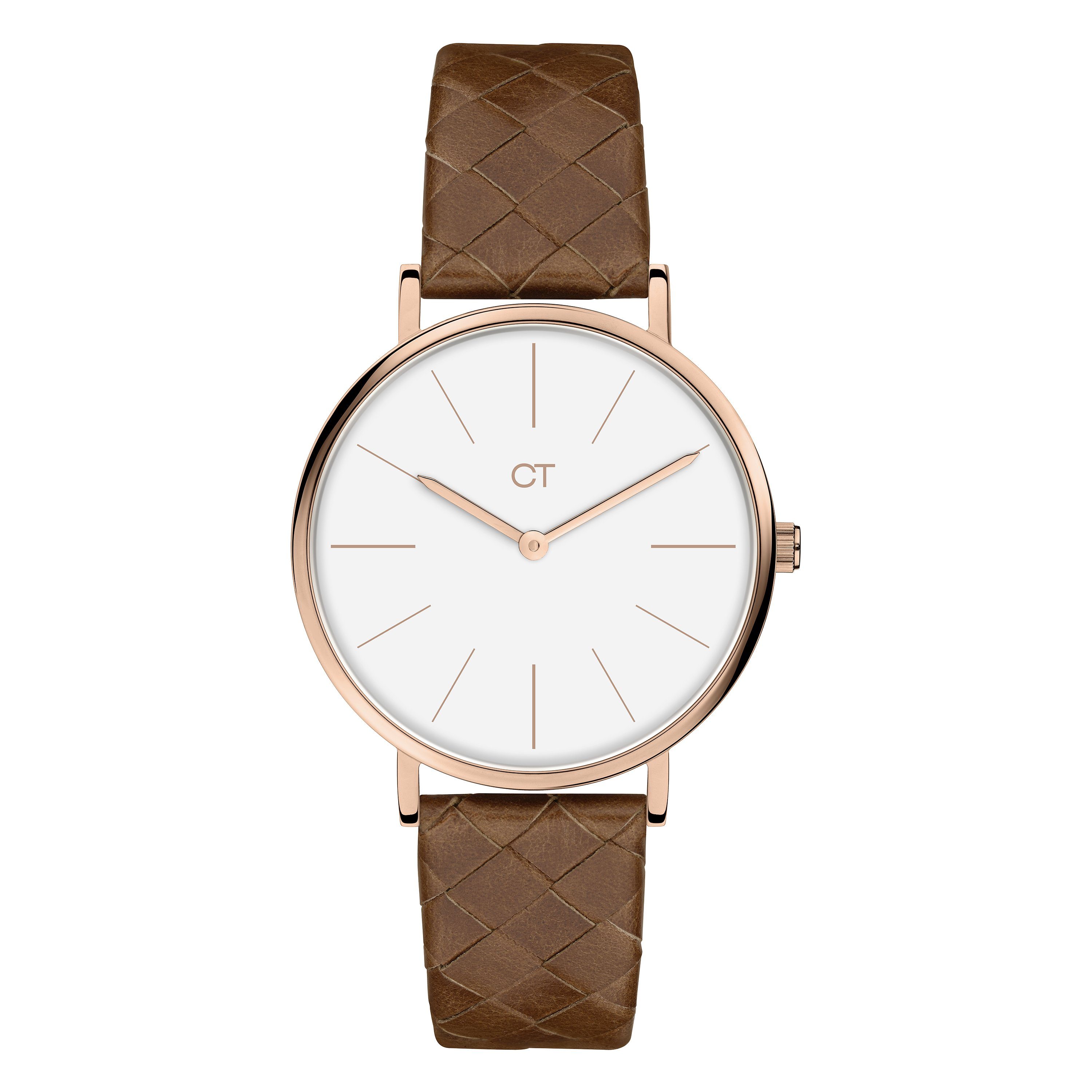 Cool Time Quarzuhr »CT-R-W004-BL008«, Klassisch-moderne roségoldene