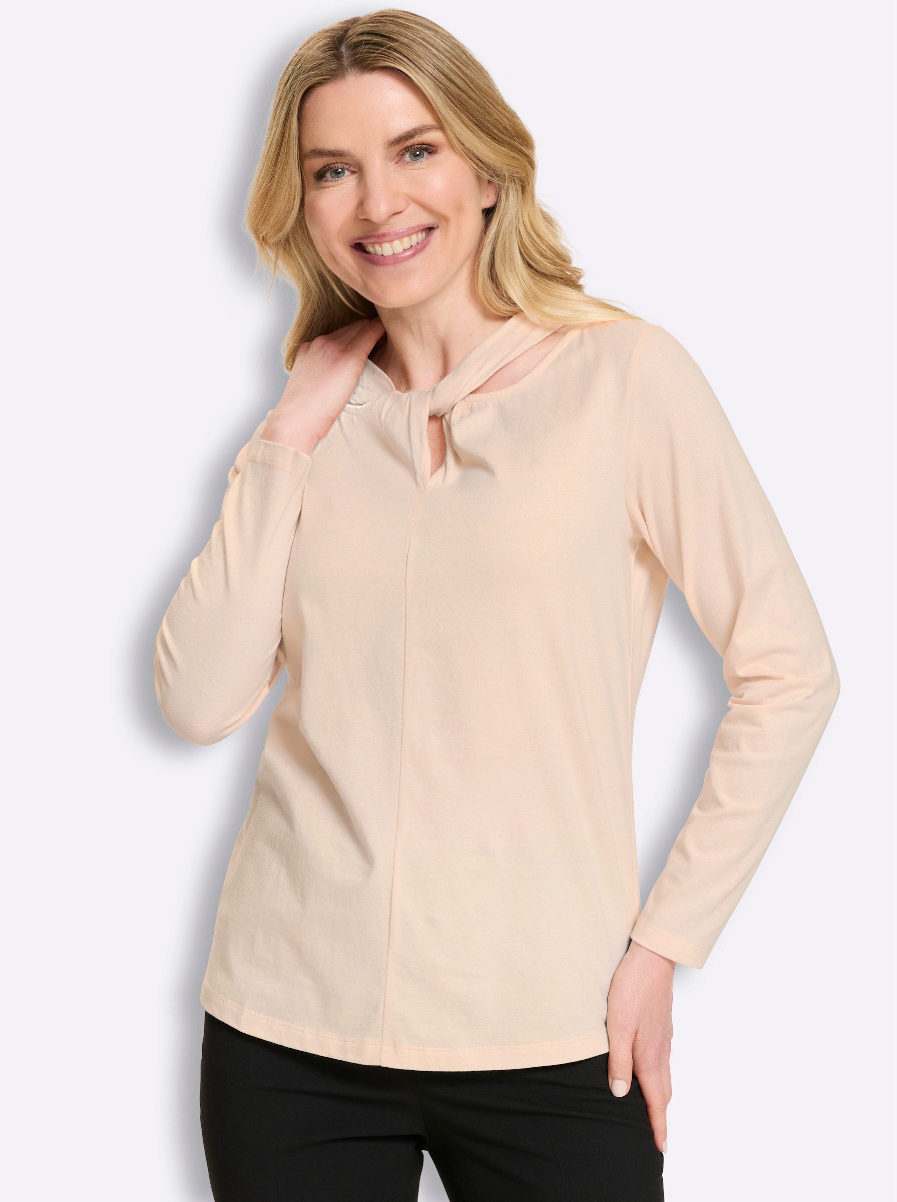 T-Shirt Langarm-Shirt Langarm