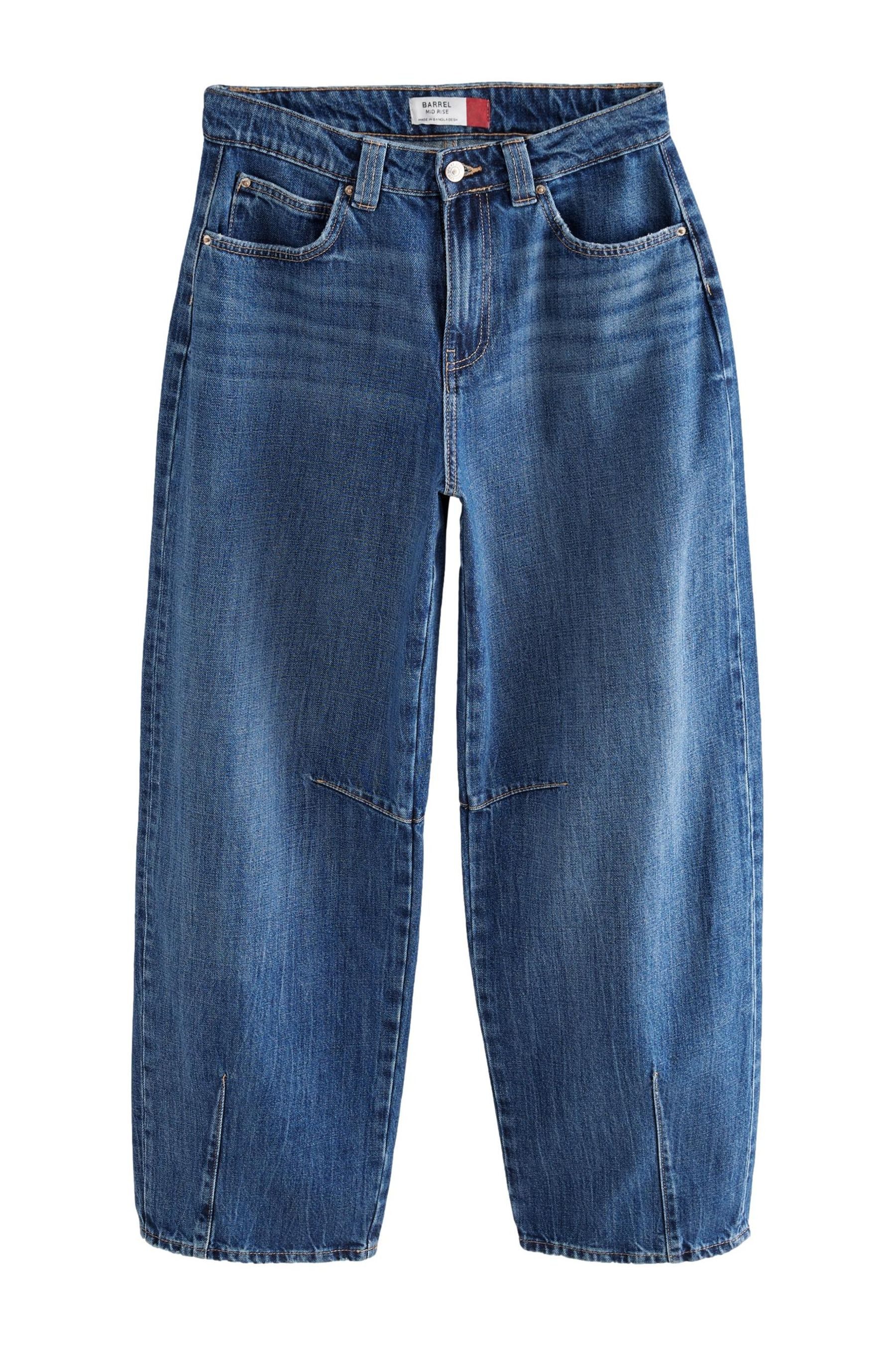 Next Weite Jeans Barrel-Jeans mit Knieabnäher günstig online kaufen