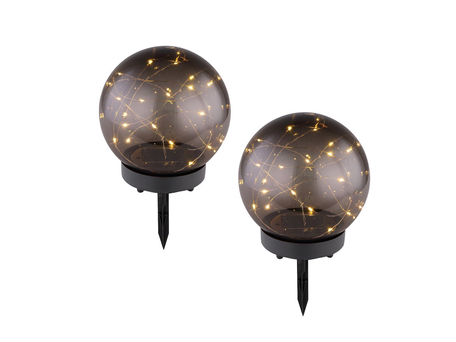 GLOBO LIGHTING LED Solarleuchte, Dämmerungssensor, LED günstig online kaufen