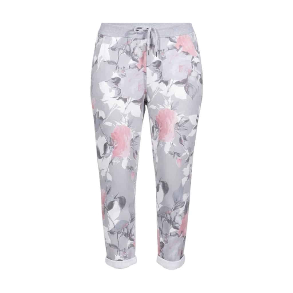 Aurela Damenmode Jogginghose Freizeithose sommerliche Haushose leichte Jogginghose elastischer Bund, Kordelzug, Schnürung