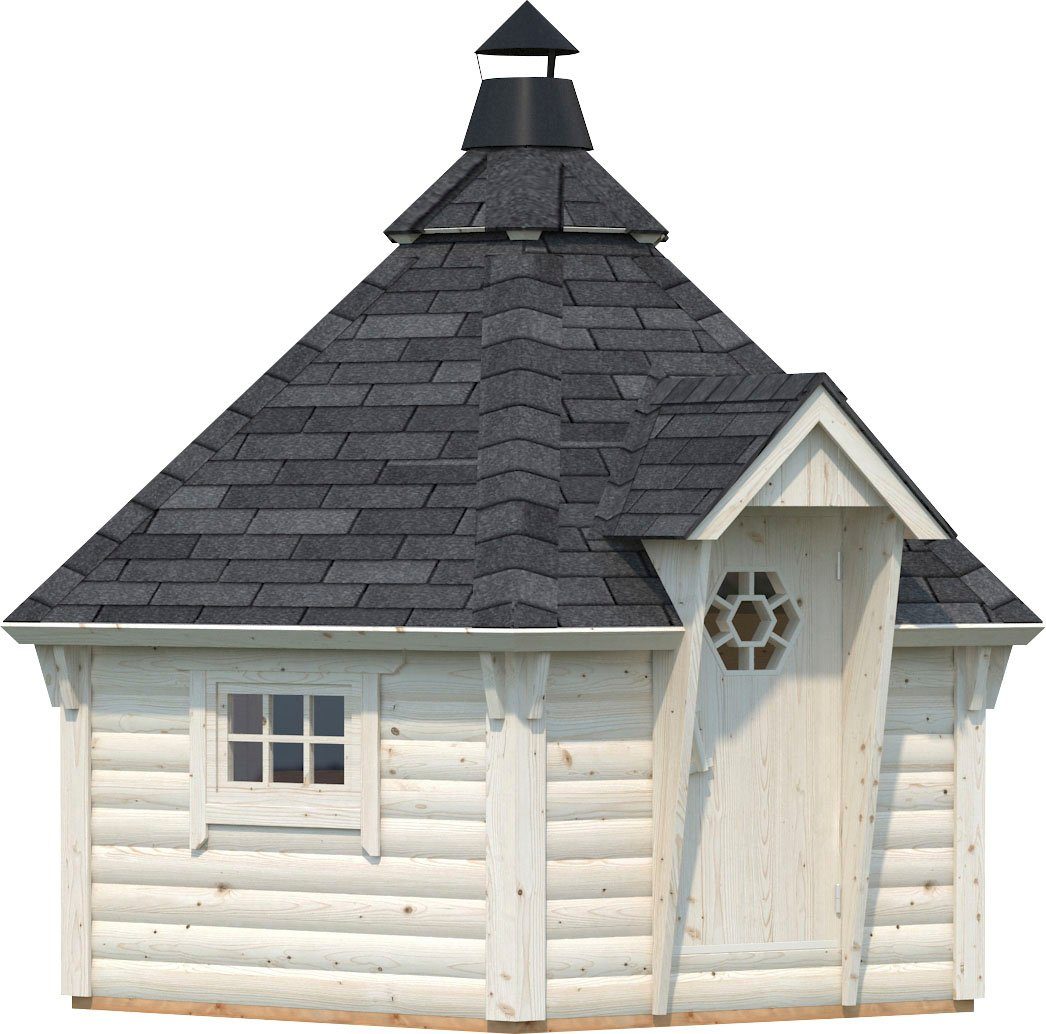 Palmako Grillkota Eva, BxT: 372x372 cm, transparent