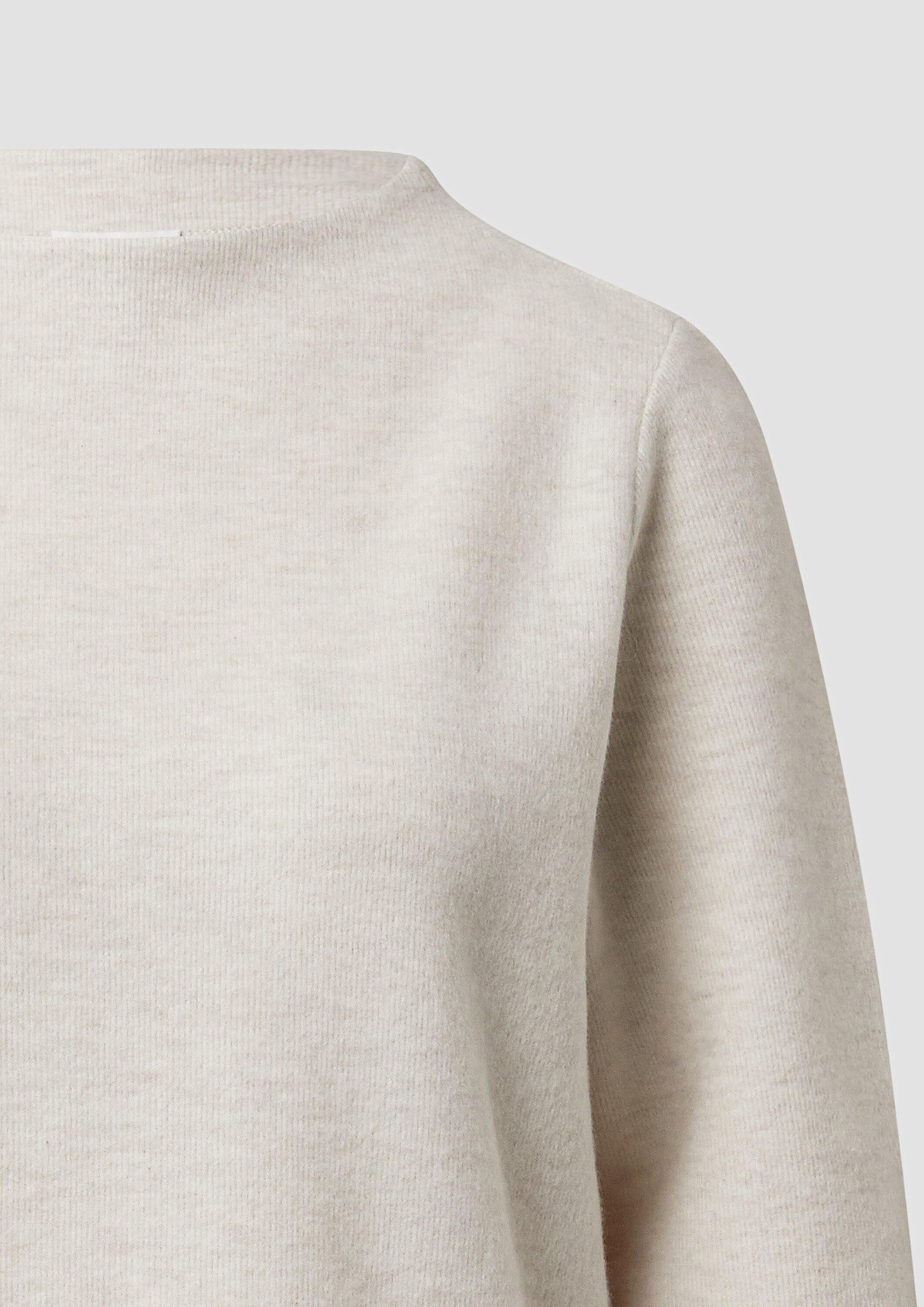 s.Oliver Sweatshirt Sweatshirt Weiches Sweatshirt mit Stehkragen