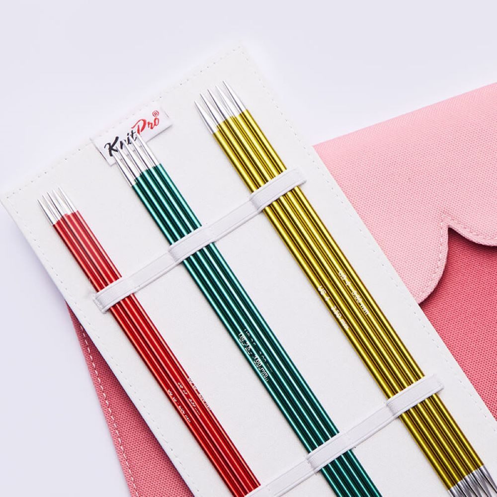KnitPro Stricknadeln Knit Pro Zing Spiele Set Länge 20 cm (Stärke 2,5 bis 5,0 mm), 24 St.