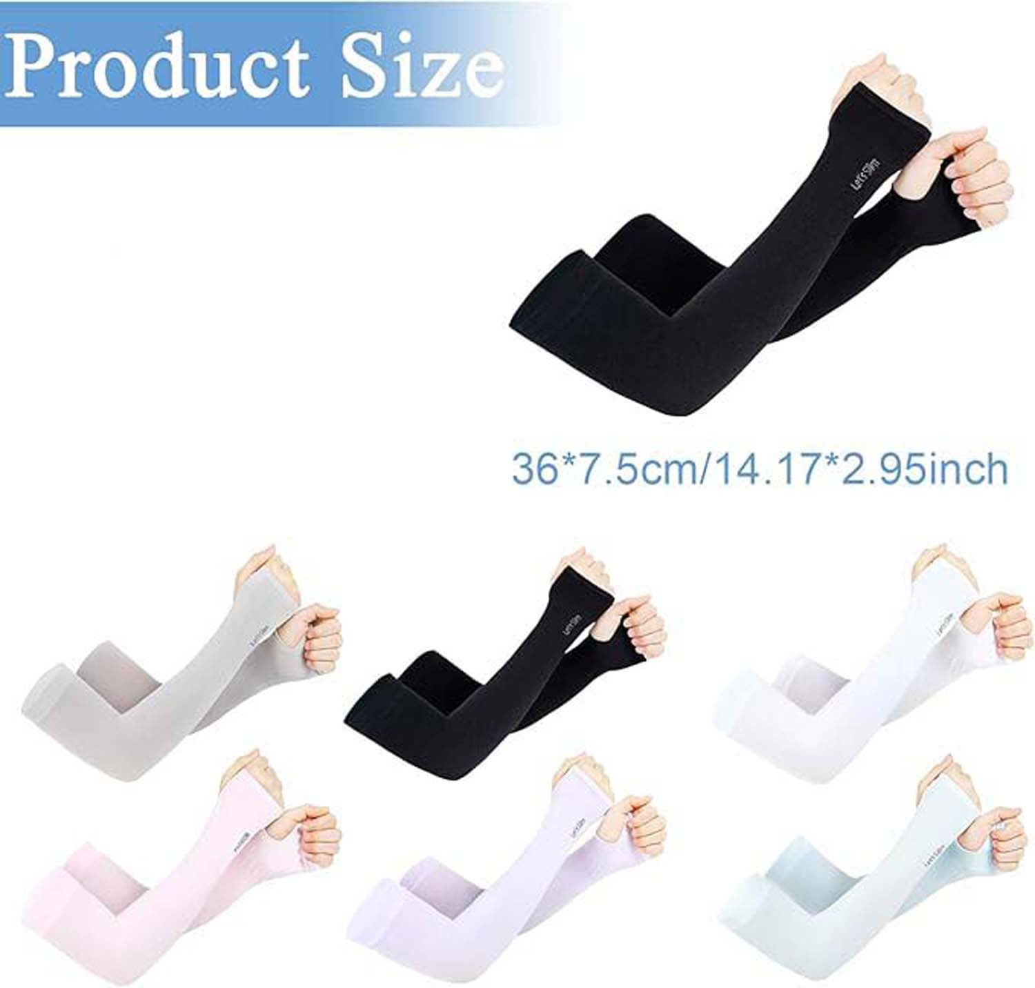 Bwecuy Armlinge 6 Paar Ärmlinge Damen Herren, UV Schutz UPF50+ Sonnenschutz (6-St)