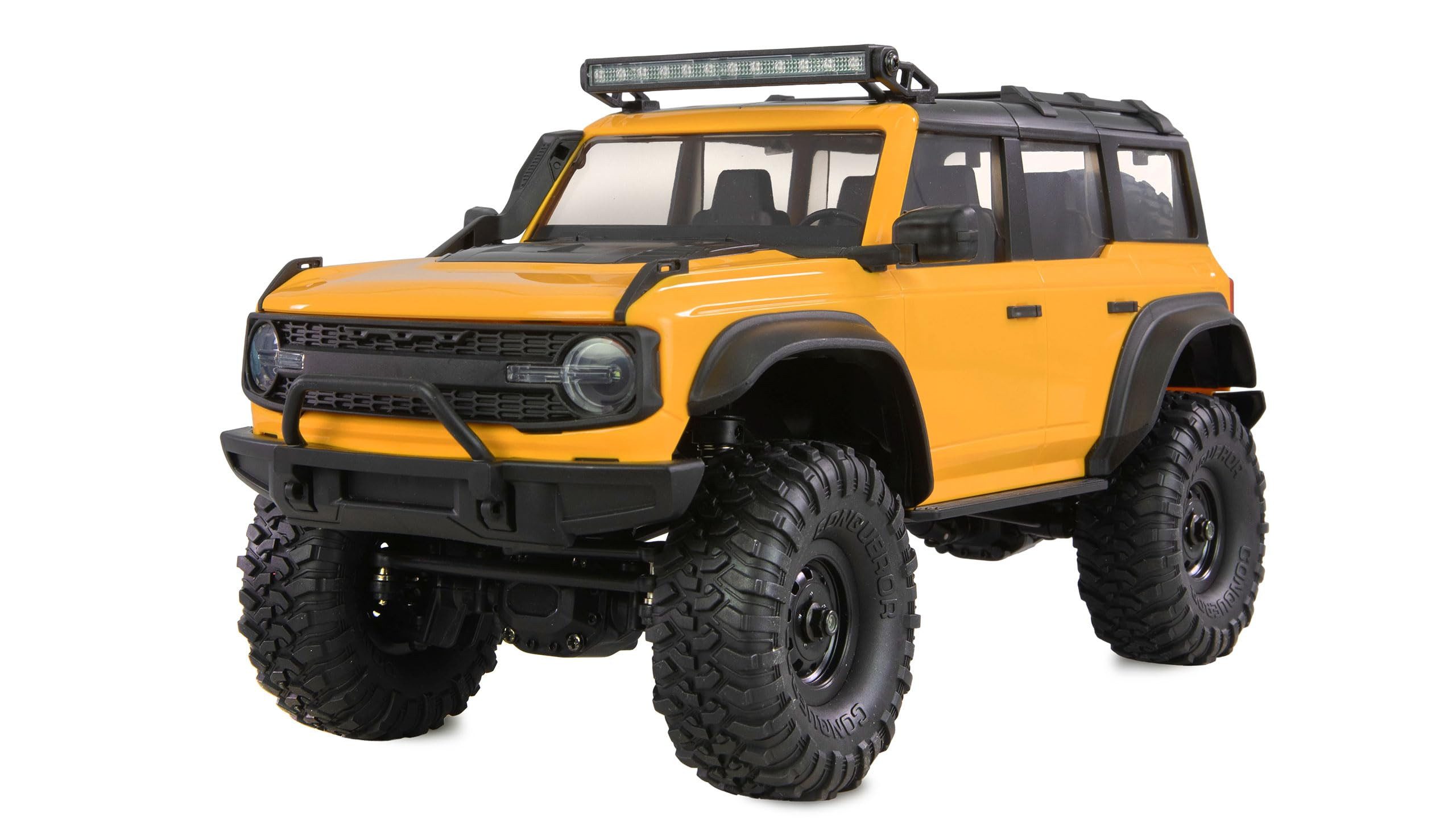 Amewi RC-Auto AMXRo gelb, Gelbes RC-Craw Mini-Cabrio für Kinder