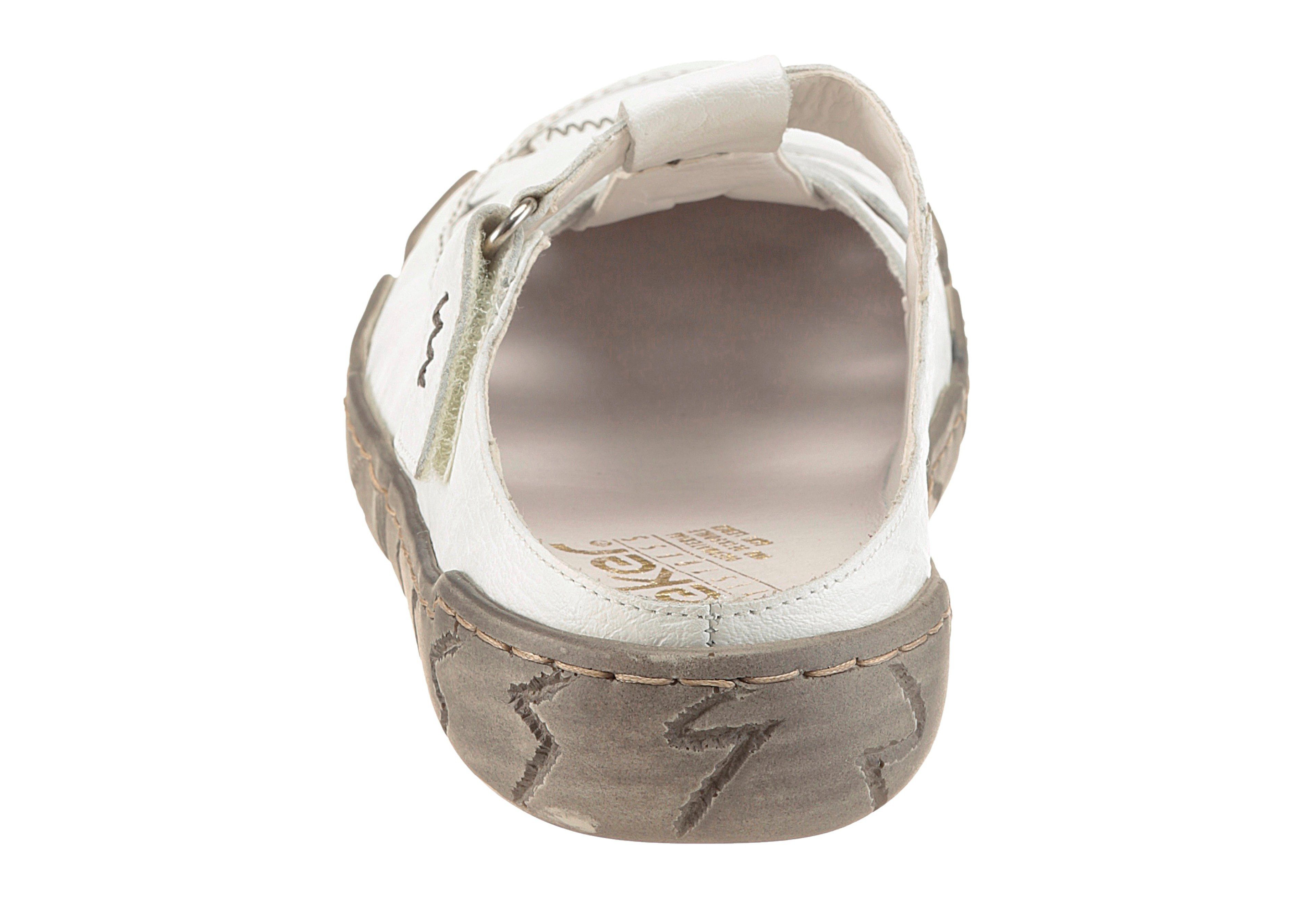 Rieker Clog Sabot, Sommerschuh, Schlappen, Hausschuh mit Ziernähten günstig online kaufen