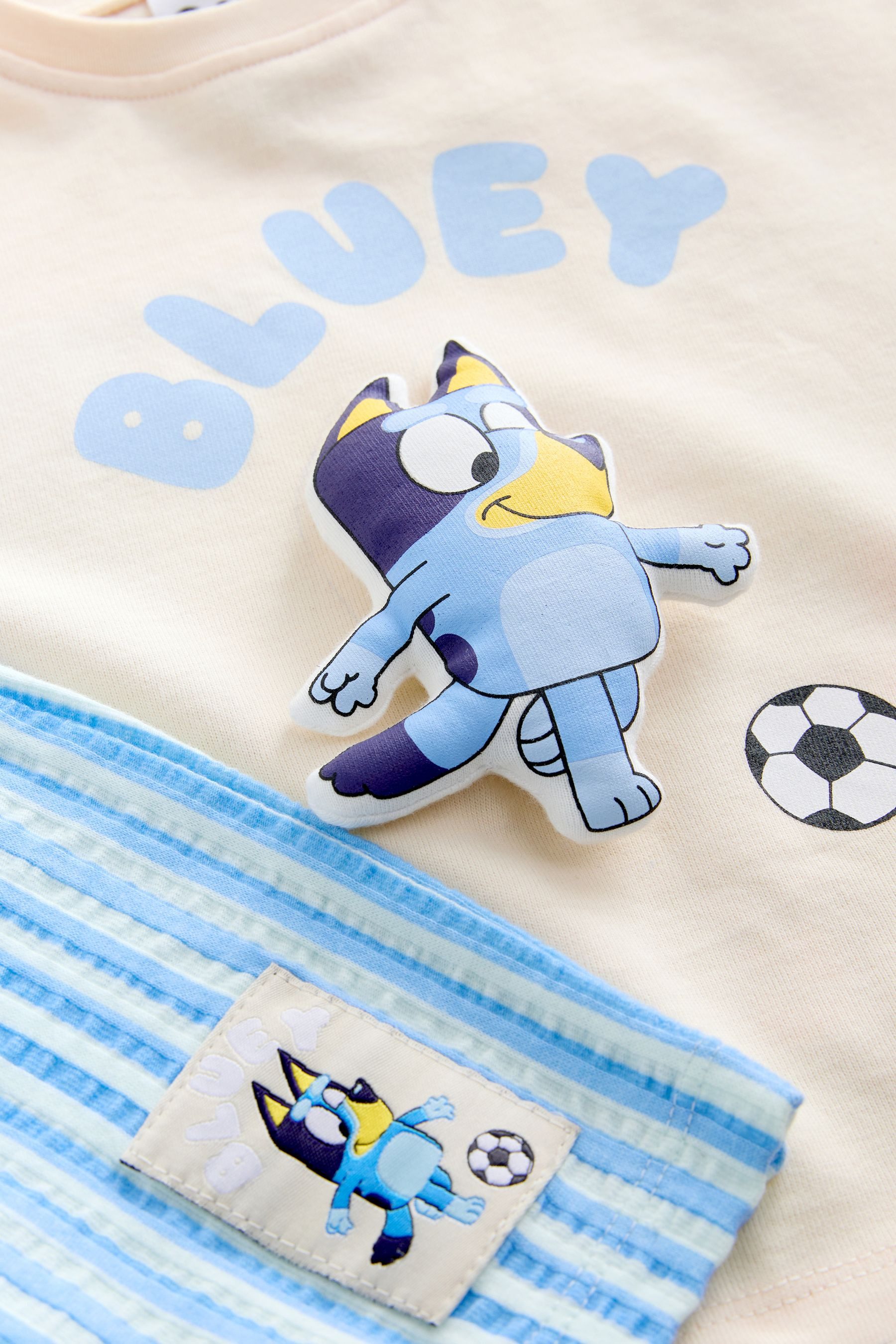 Next T-Shirt & Shorts Shorts-Set, Bluey Fußball (2-tlg)