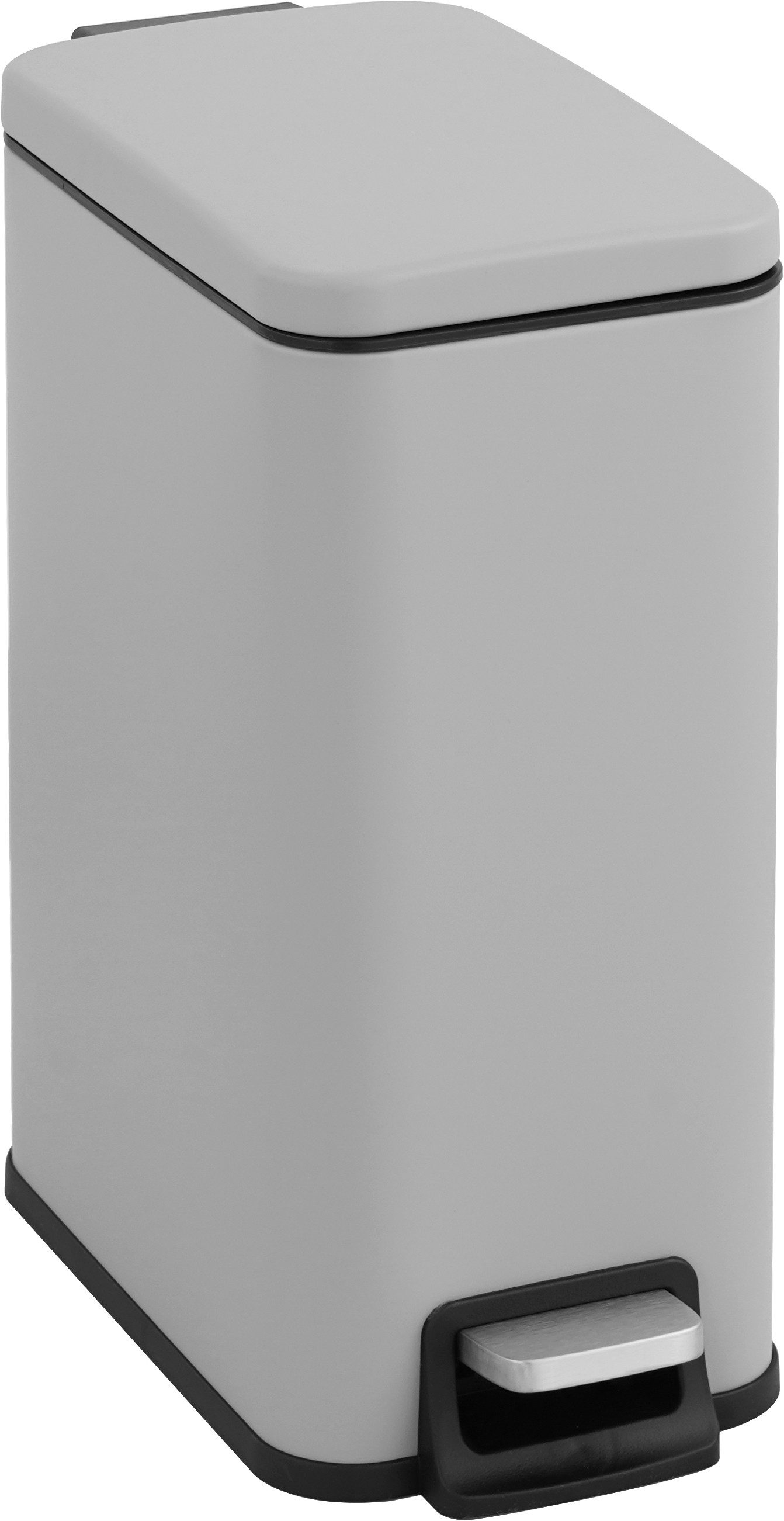 OTTO home Mülleimer Joonah, Soft Close, schmal und kompakt, Nischen-Mülleimer, Treteimer, Kosmetikeimer mit Deckel