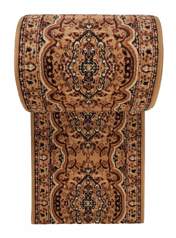 Mazovia Läufer Klassisch Orientalisch Beige Braun Flur, Schlafzimmer, Diele, Fußbodenheizung von Mazovia