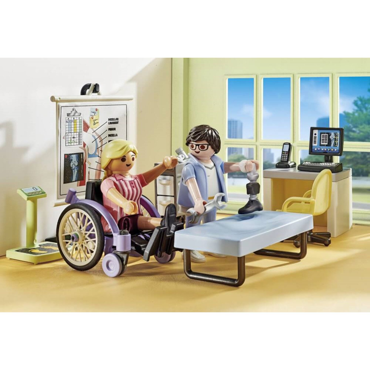 Playmobil® 71617-18-19 3er-Set Orthopädie + MRT + Kinderarzt Konstruktions- günstig online kaufen