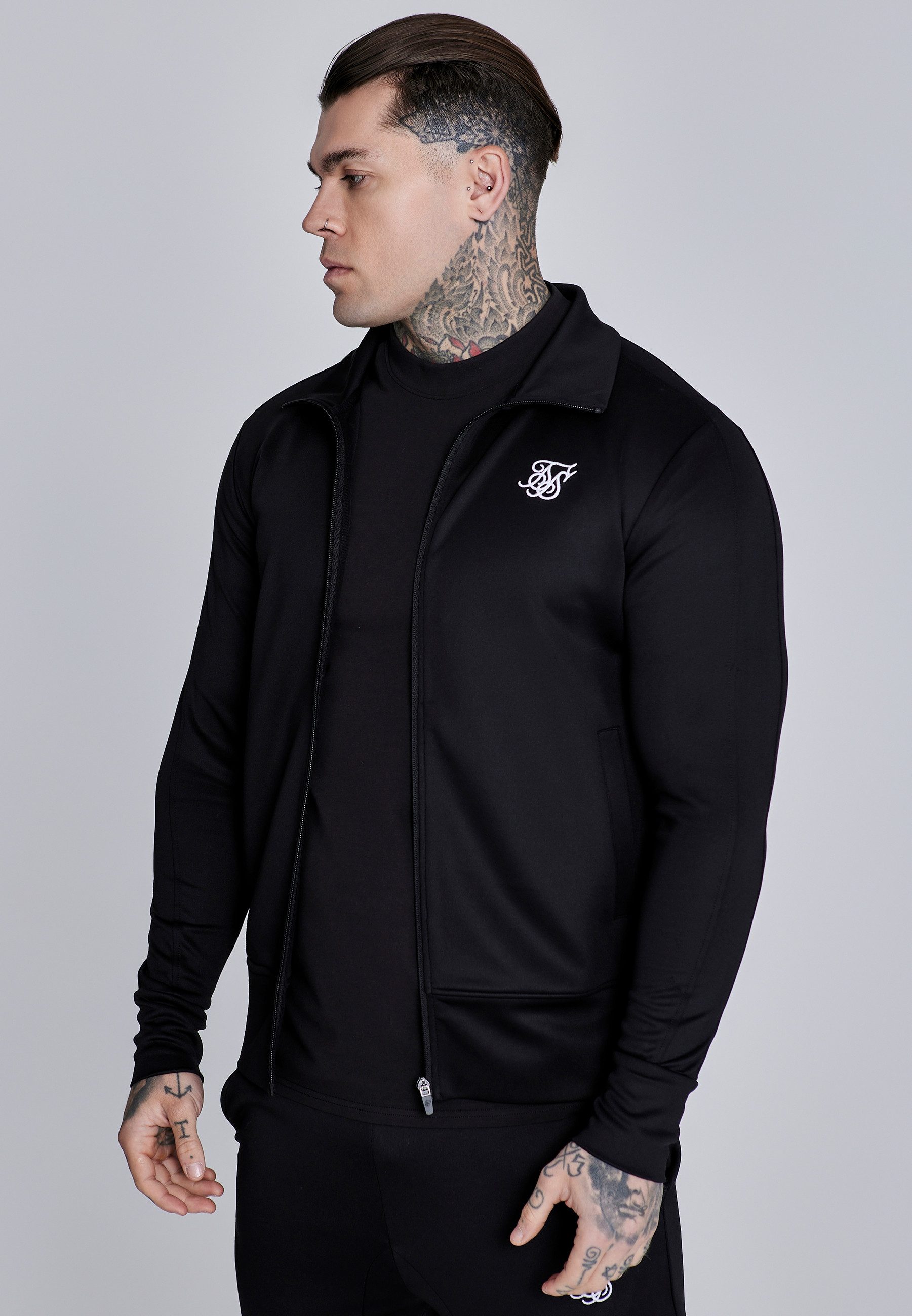 Siksilk Hoodie SikSilk Herren Essentials Poly Trainingsjacke günstig online kaufen
