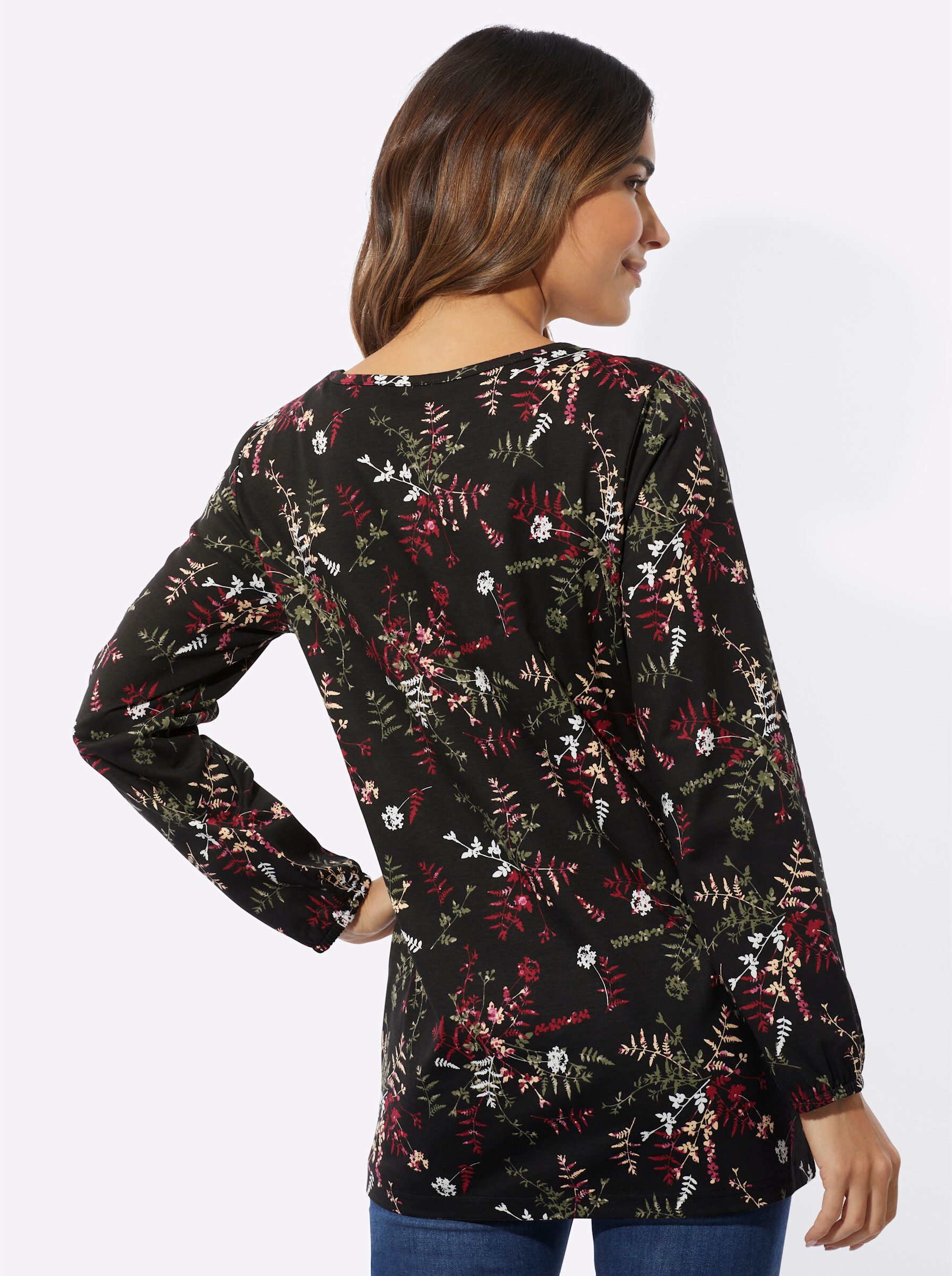 Sieh an! T-Shirt Longshirt . günstig online kaufen