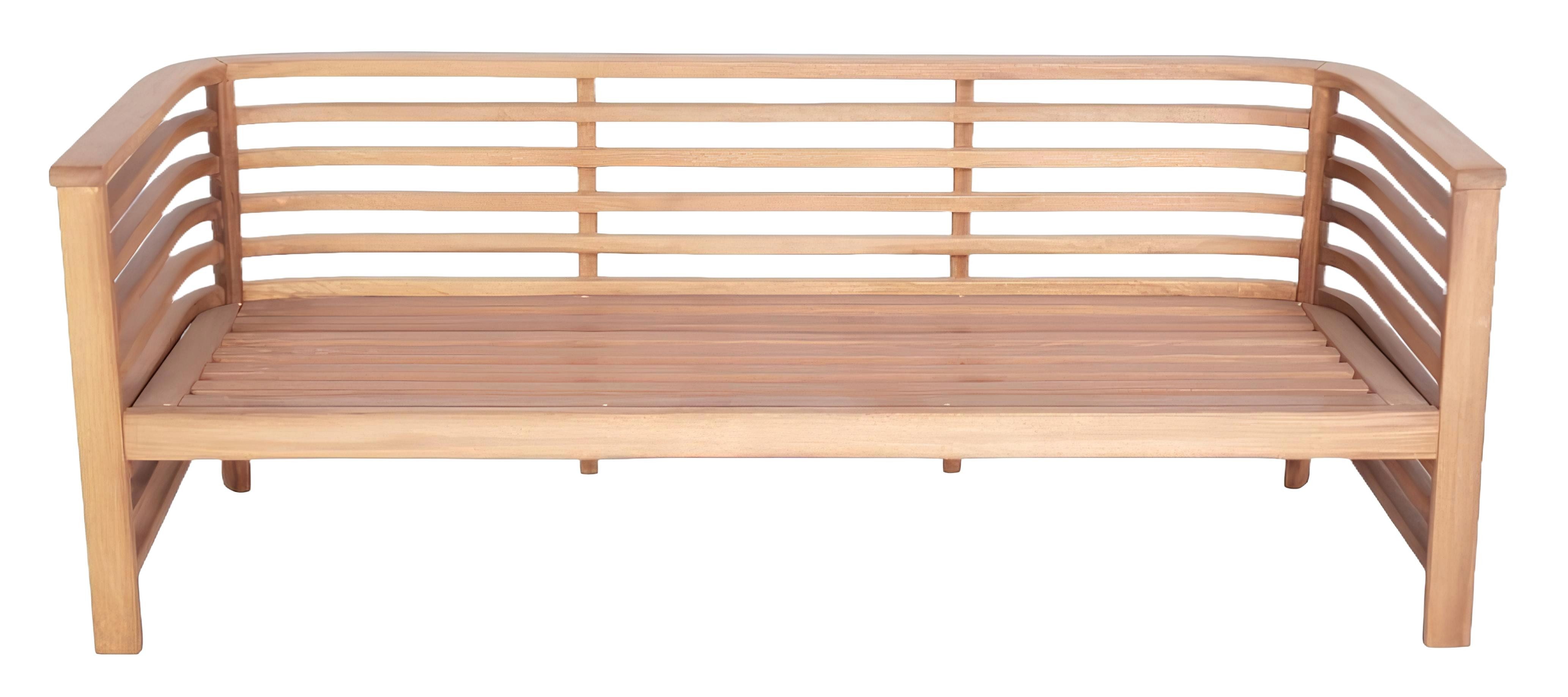 JVmoebel Gartenbank Sitzbank Bank Holzbank Gartenbank Terrassenmöbel Gartenmöbel Sitzmöbel (1-St., Bank), Made in Europa