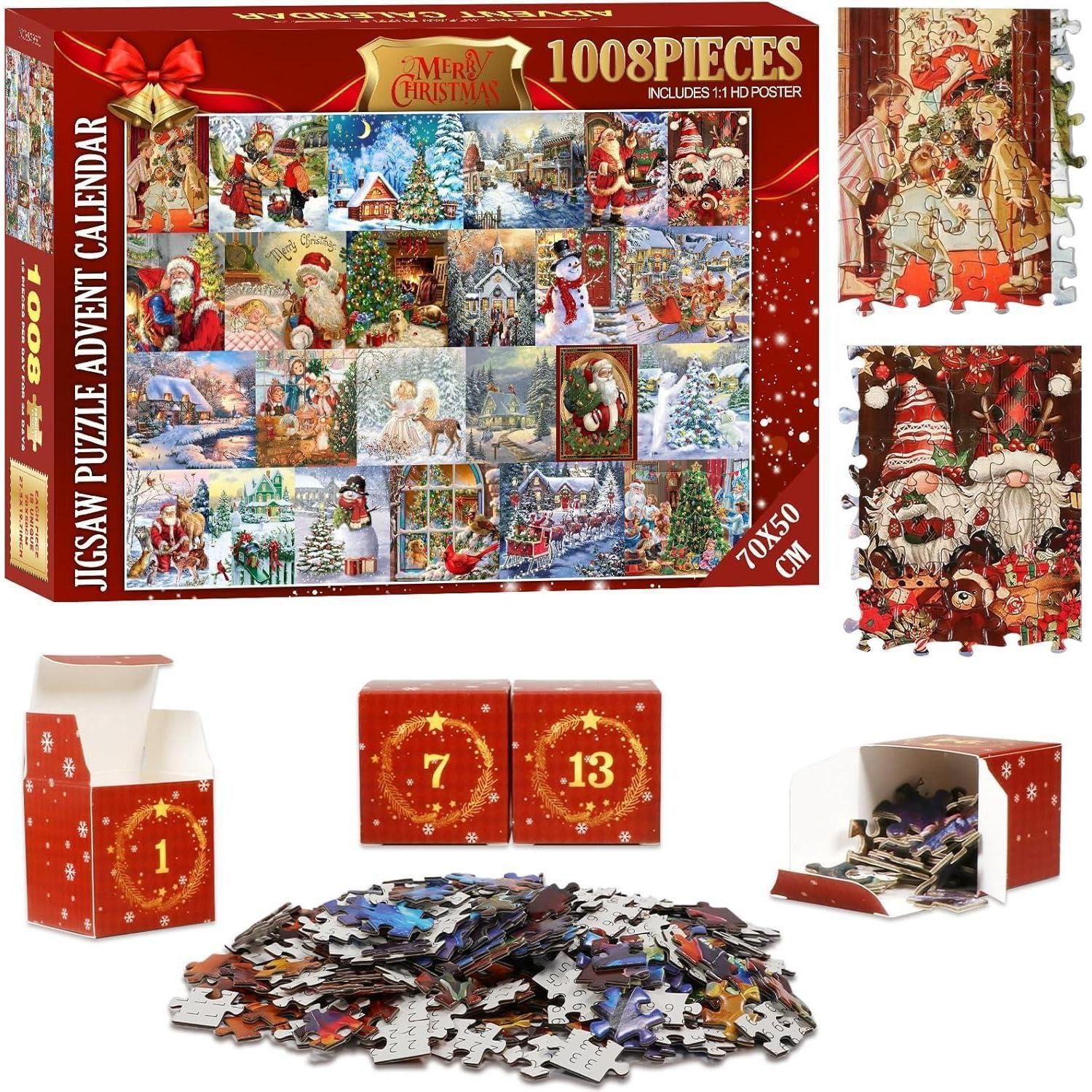 LuxusKollektion Spielzeug-Adventskalender Puzzle Adventskalender 2024 Erwac günstig online kaufen