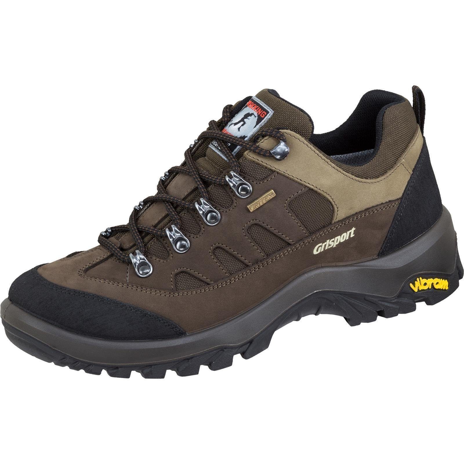 Grisport Nubukschnürschuh braun GRI-TEX Schnürschuh