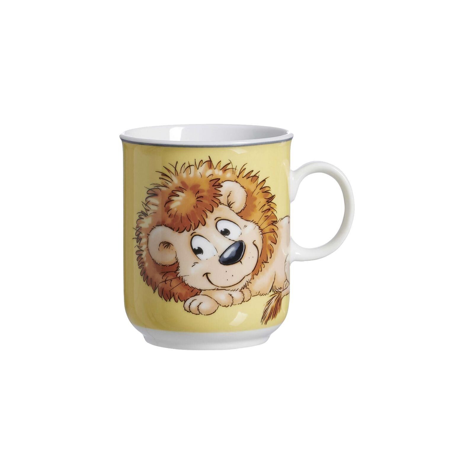 Ritzenhoff & Breker Kinderbecher Happy Zoo Kinderbecher 270 ml, 1-tlg., Porzellan